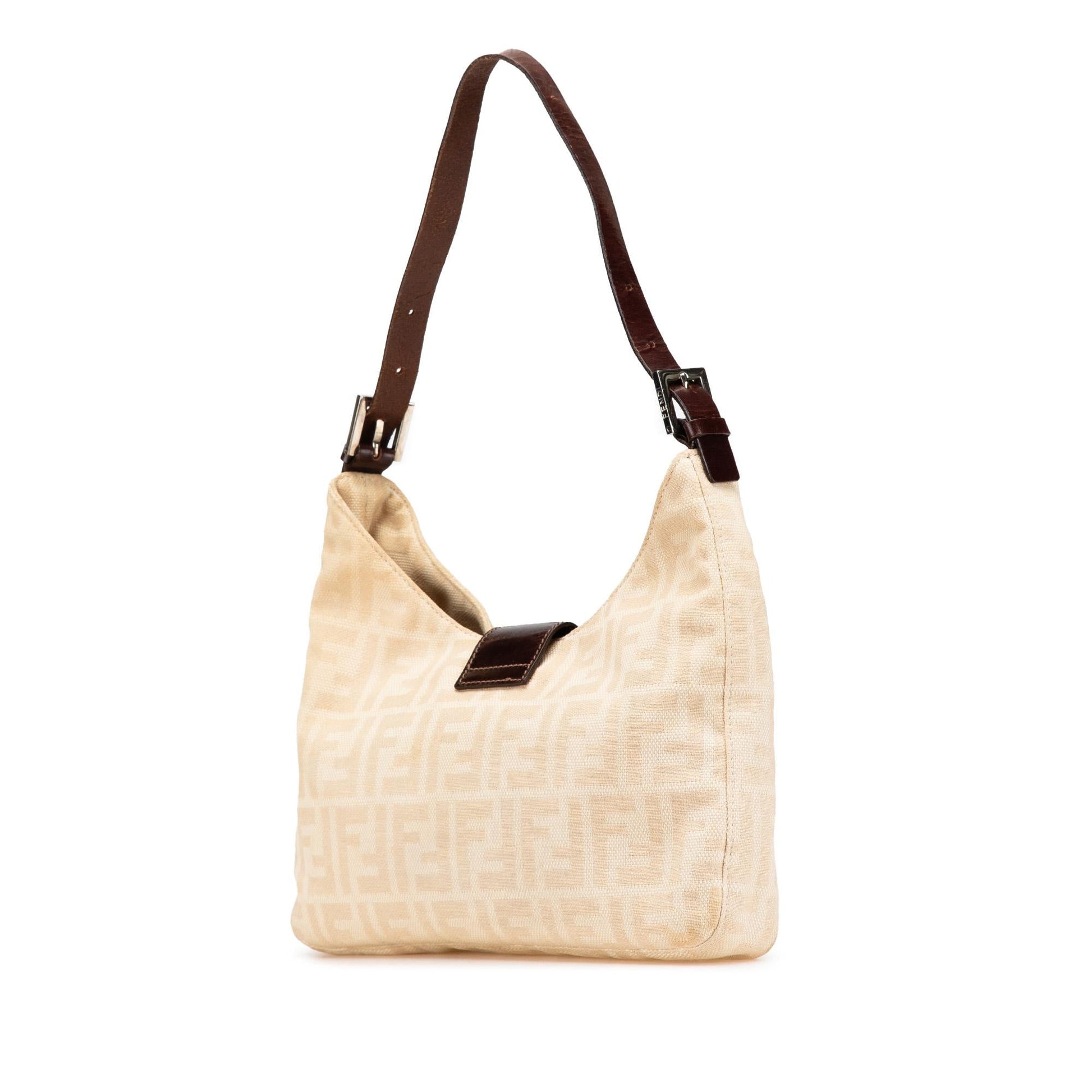 Fendi Zucca Shoulder Bag Canvas Shoulder Bag 13