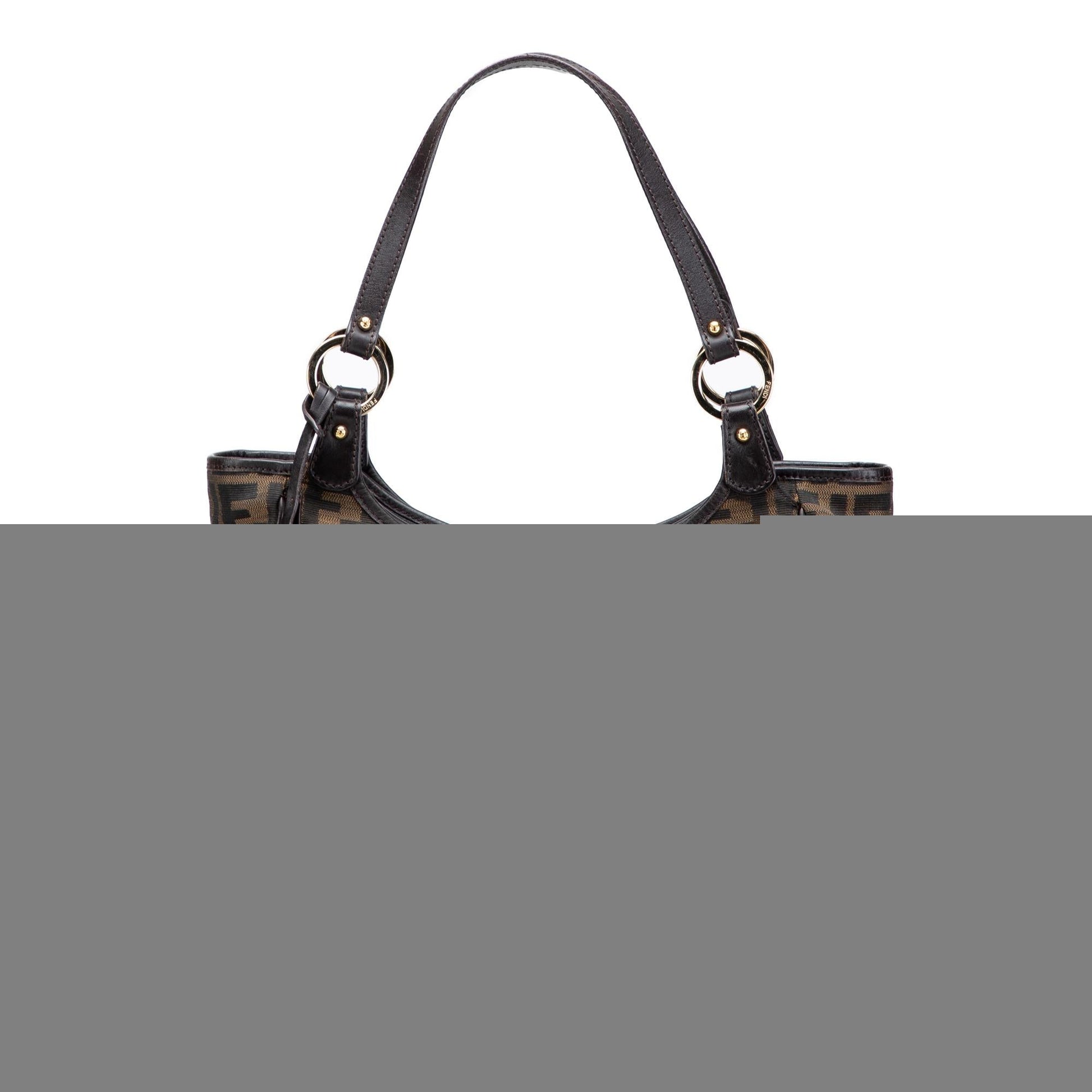 Fendi Zucca Shoulder Bag Canvas Shoulder Bag 21