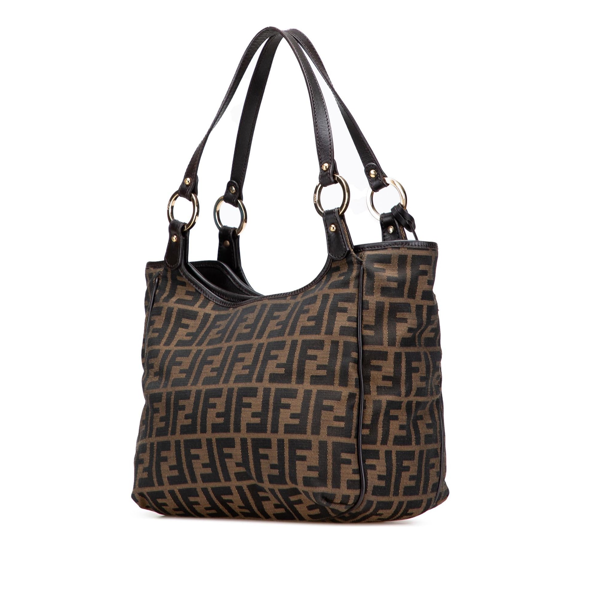 Fendi Zucca Shoulder Bag Canvas Shoulder Bag 21