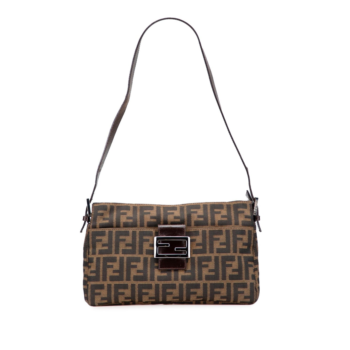 Fendi Zucca Shoulder Bag Canvas Shoulder Bag 22