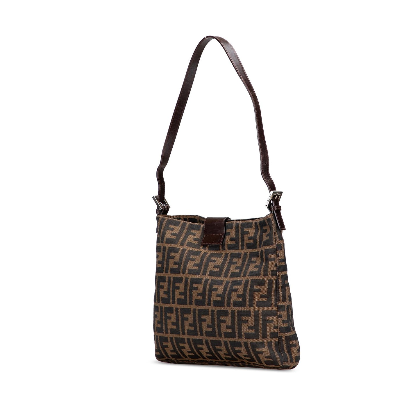 Fendi Zucca Shoulder Bag Canvas Shoulder Bag 24