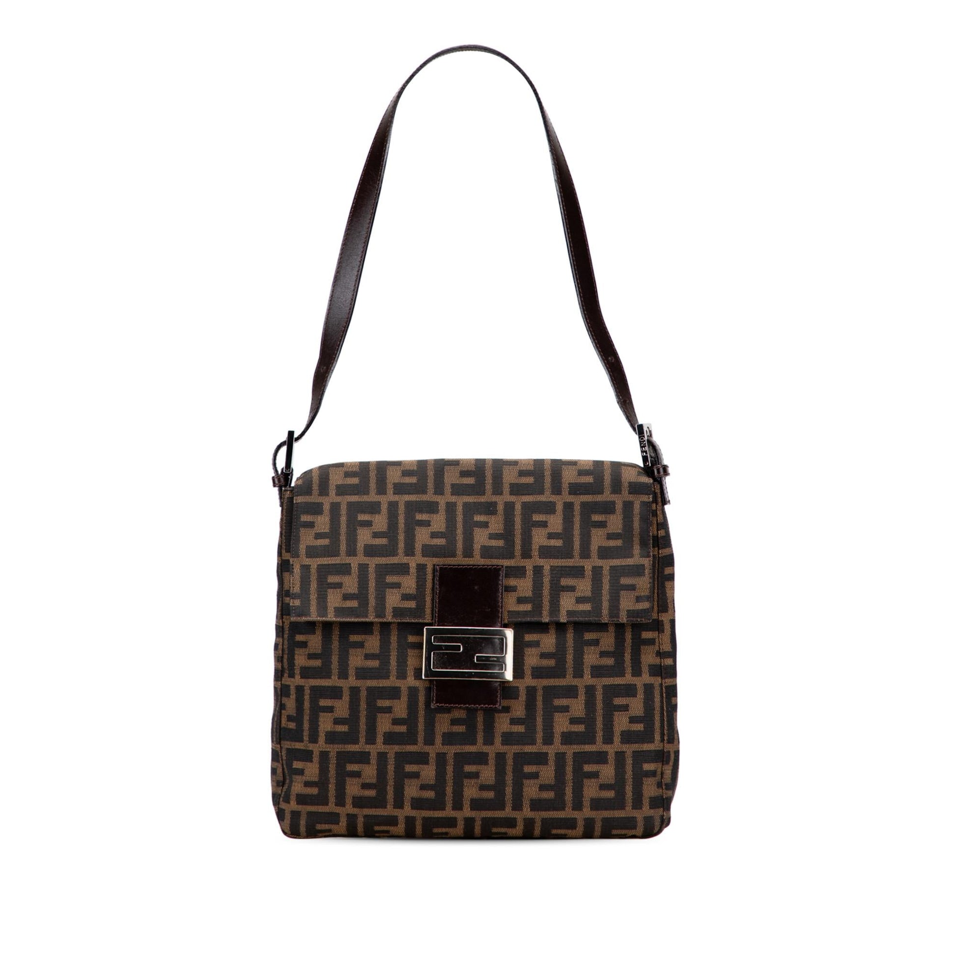 Fendi Zucca Shoulder Bag Canvas Shoulder Bag 33