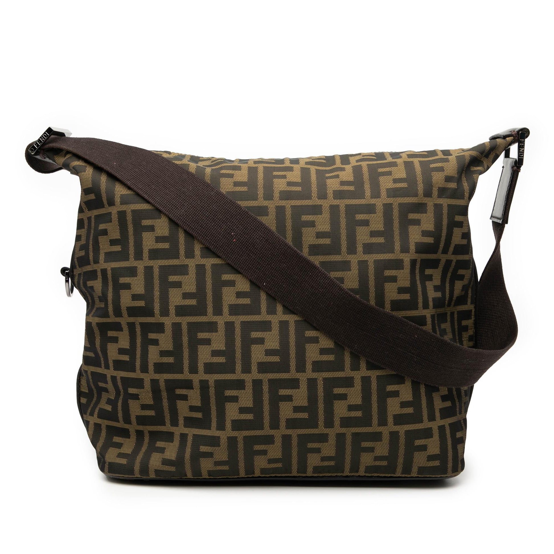Fendi Zucca Shoulder Bag Canvas Shoulder Bag 34