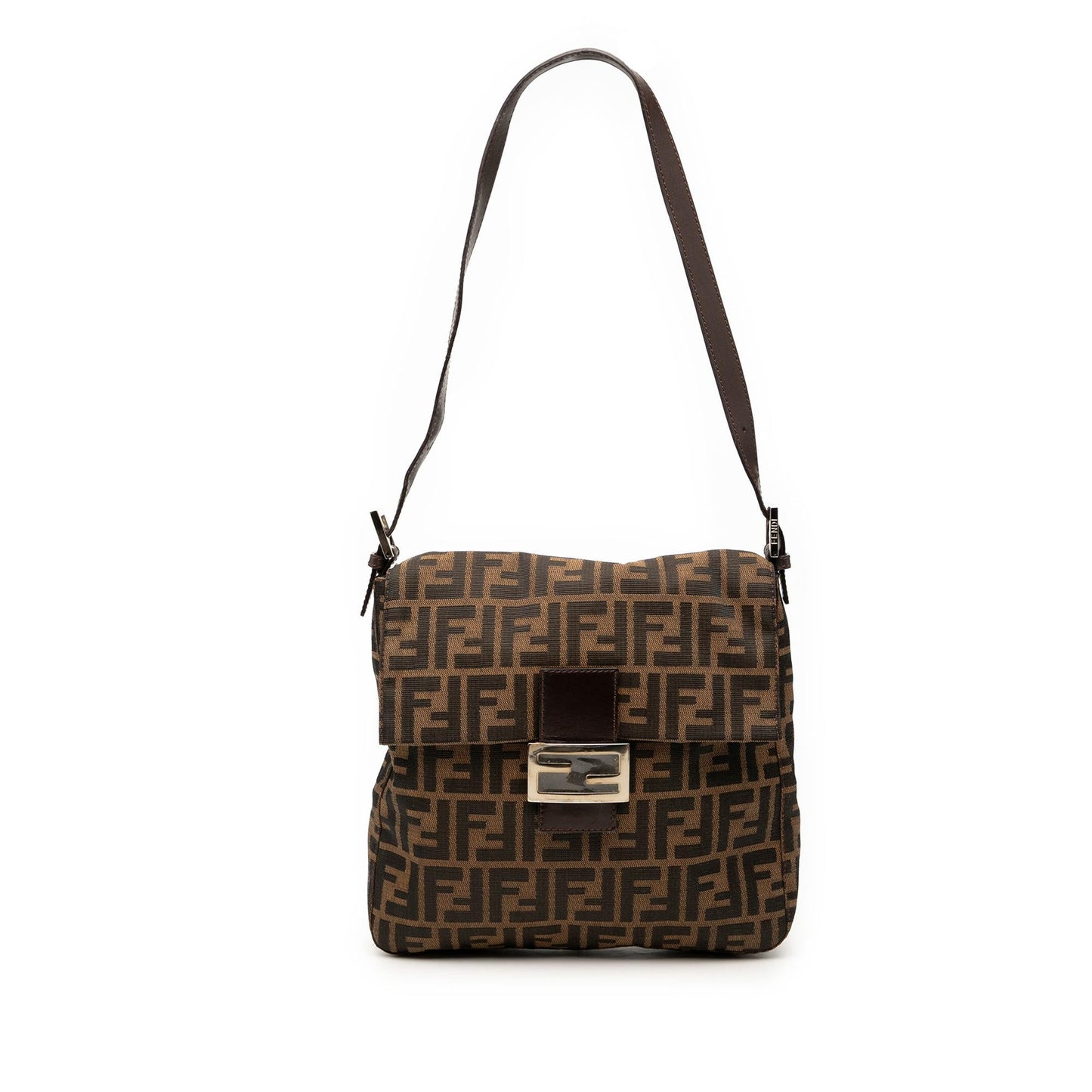 Fendi Zucca Shoulder Bag Canvas Shoulder Bag 38
