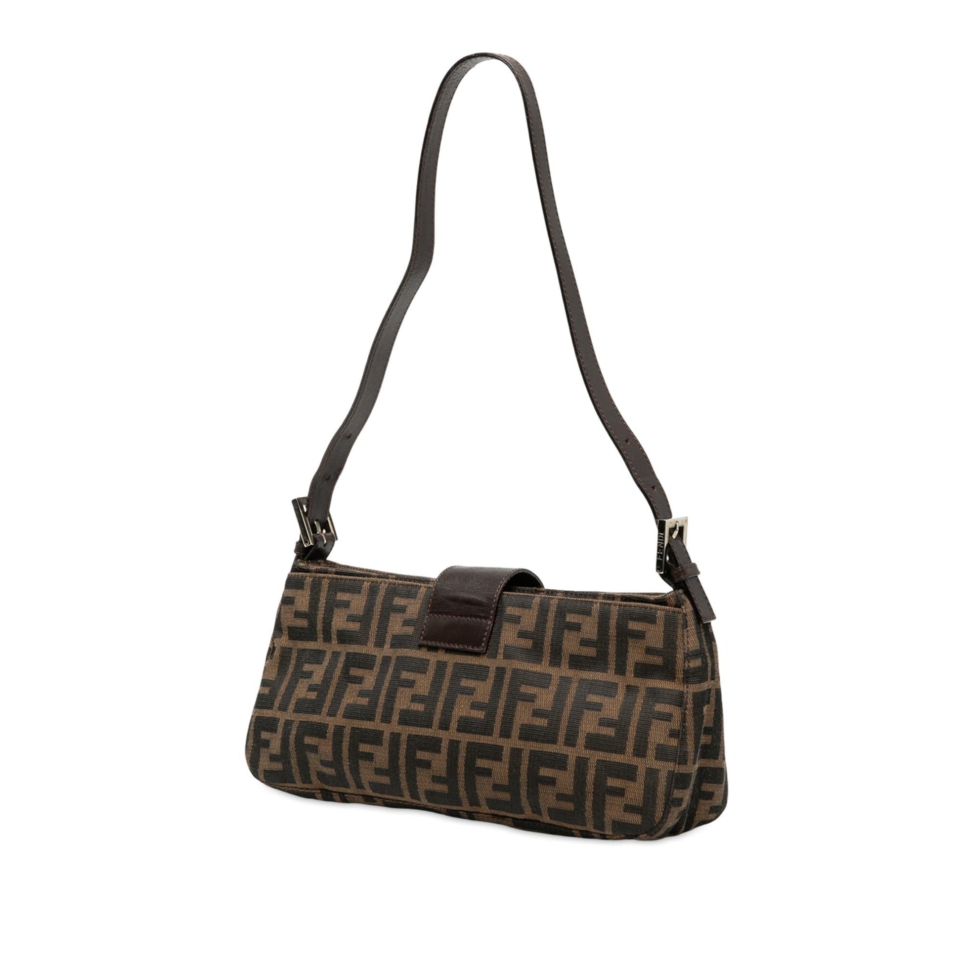 Fendi Zucca Shoulder Bag Canvas Shoulder Bag 40