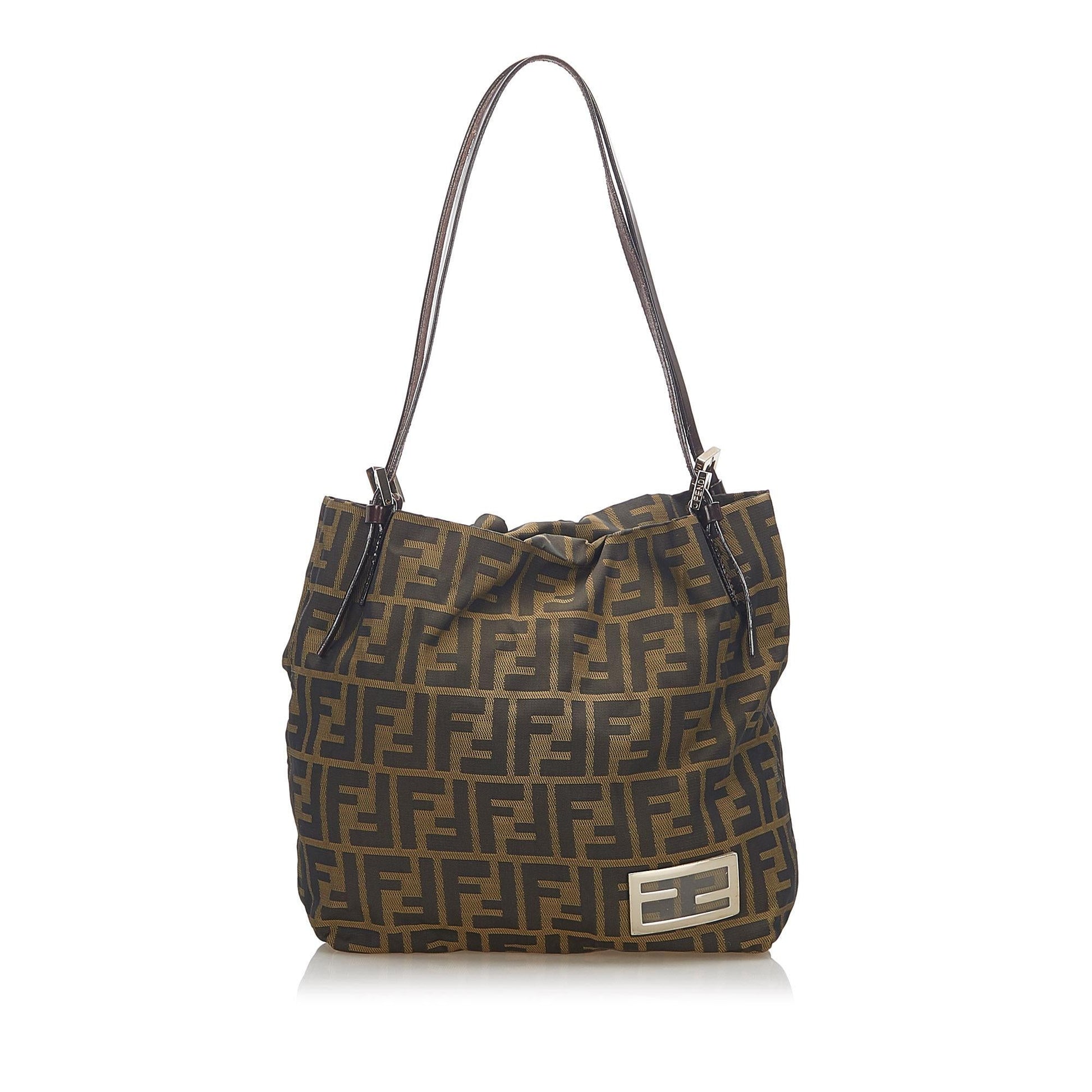 Fendi Zucca Tote Bag Shg Canvas Bag Shg 17407