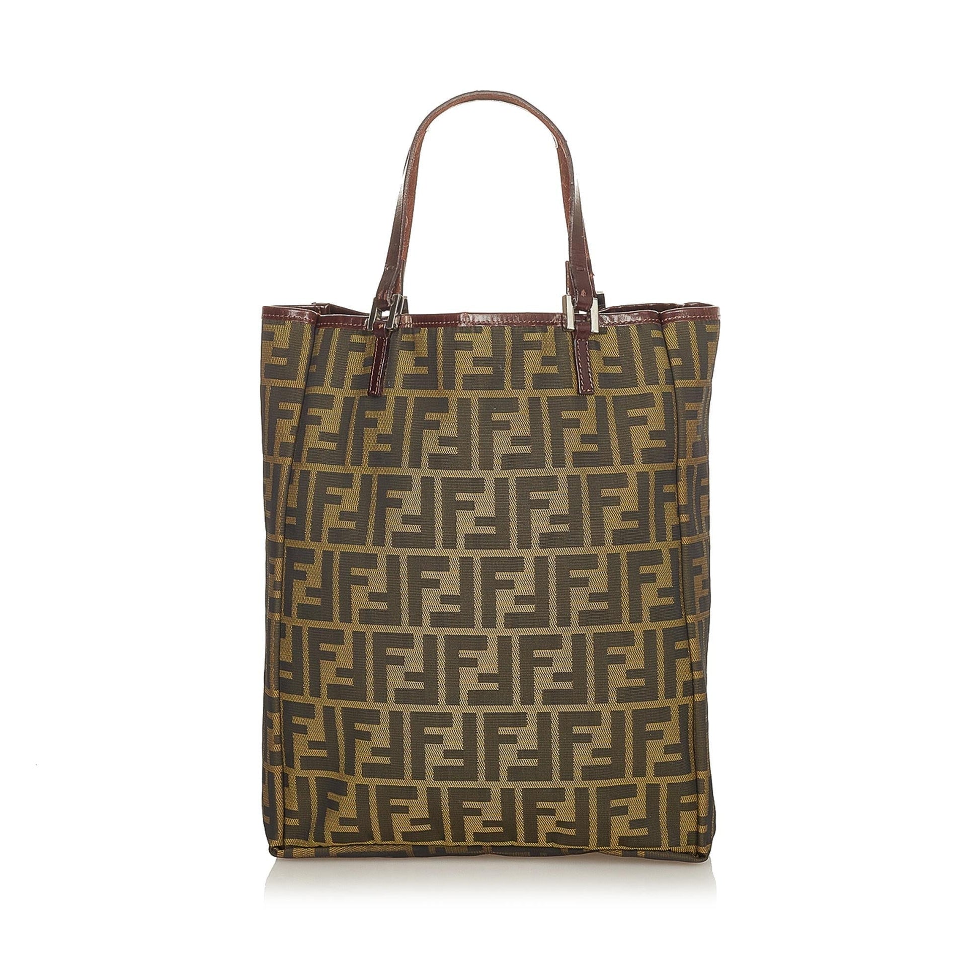 Fendi Zucca Tote Bag Shg Canvas Bag Shg 25005