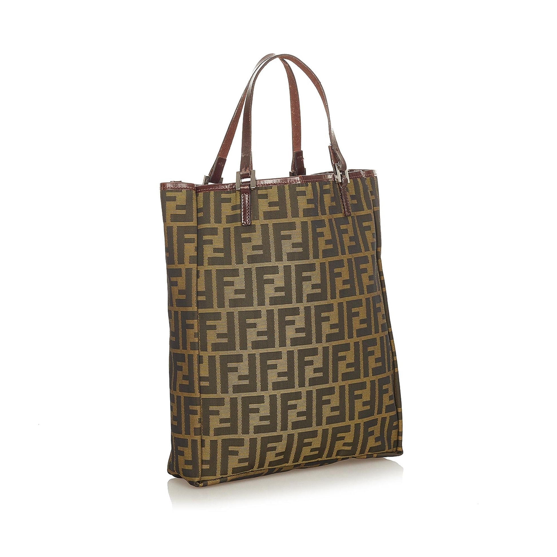 Fendi Zucca Tote Bag Shg Canvas Bag Shg 25005