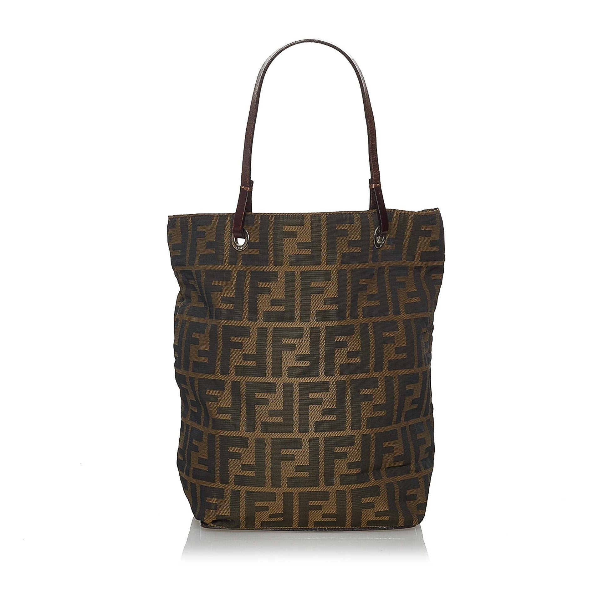 Fendi Zucca Tote Bag Shg Canvas Bag Shg 28308