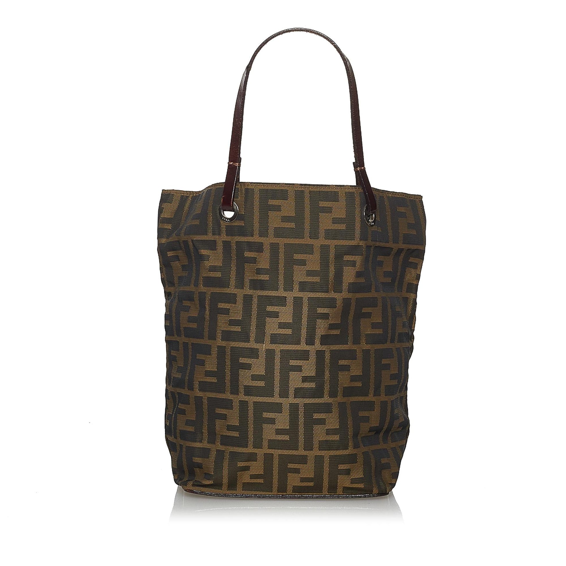 Fendi Zucca Tote Bag Shg Canvas Bag Shg 28308