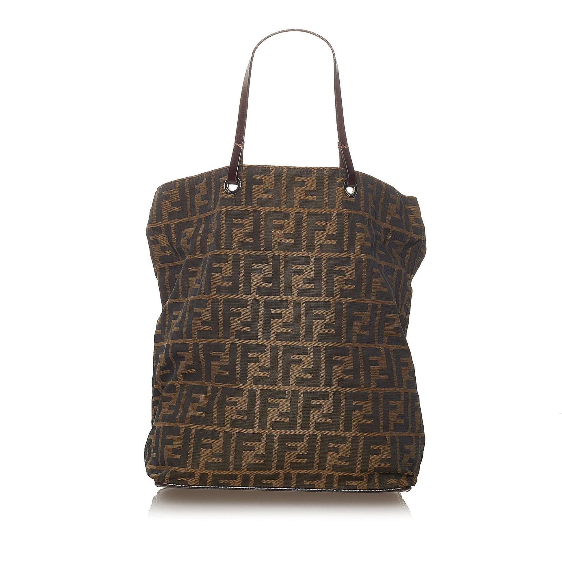 Fendi Zucca Tote Bag Shg Canvas Bag Shg 28309