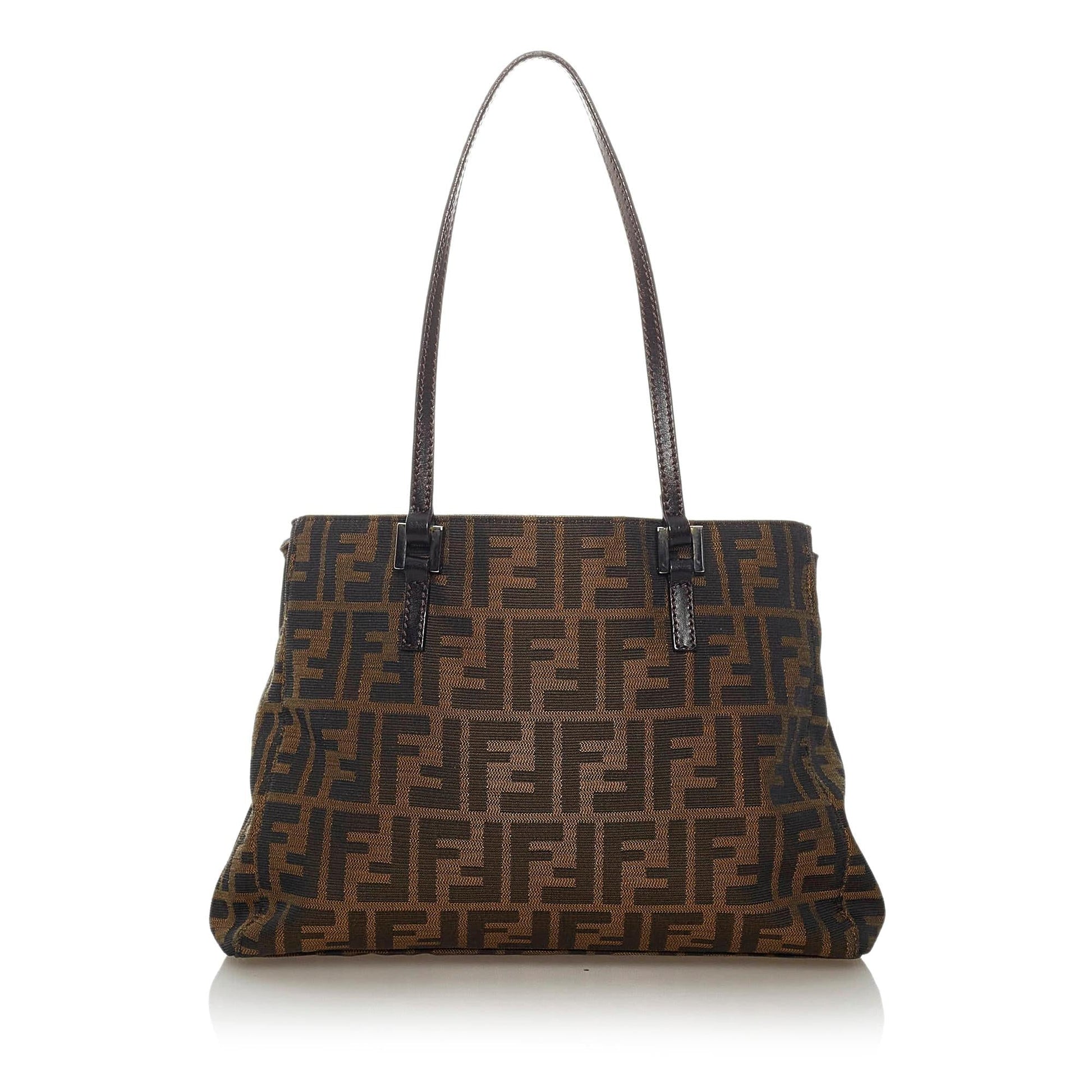 Fendi Zucca Tote Bag Shg Canvas Bag Shg 28812