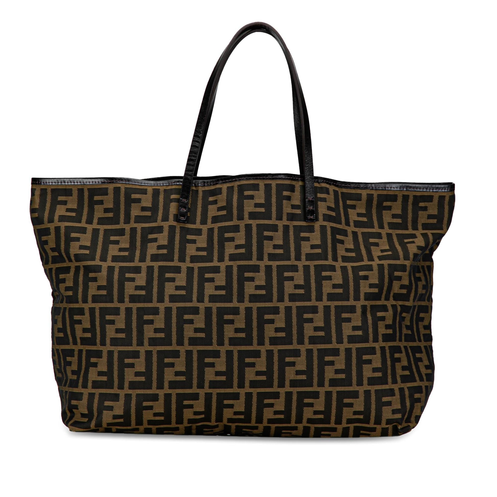 Fendi Zucca Tote Shg Irp Canvas Tote Bag