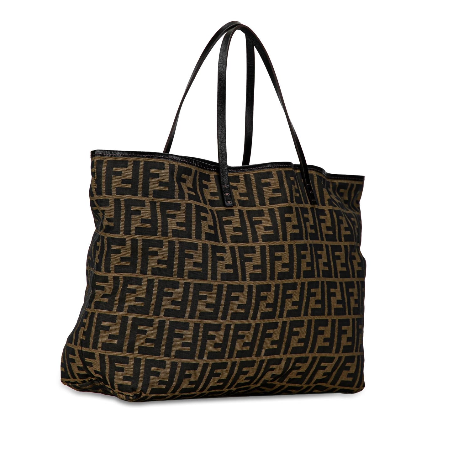 Fendi Zucca Tote Shg Irp Canvas Tote Bag