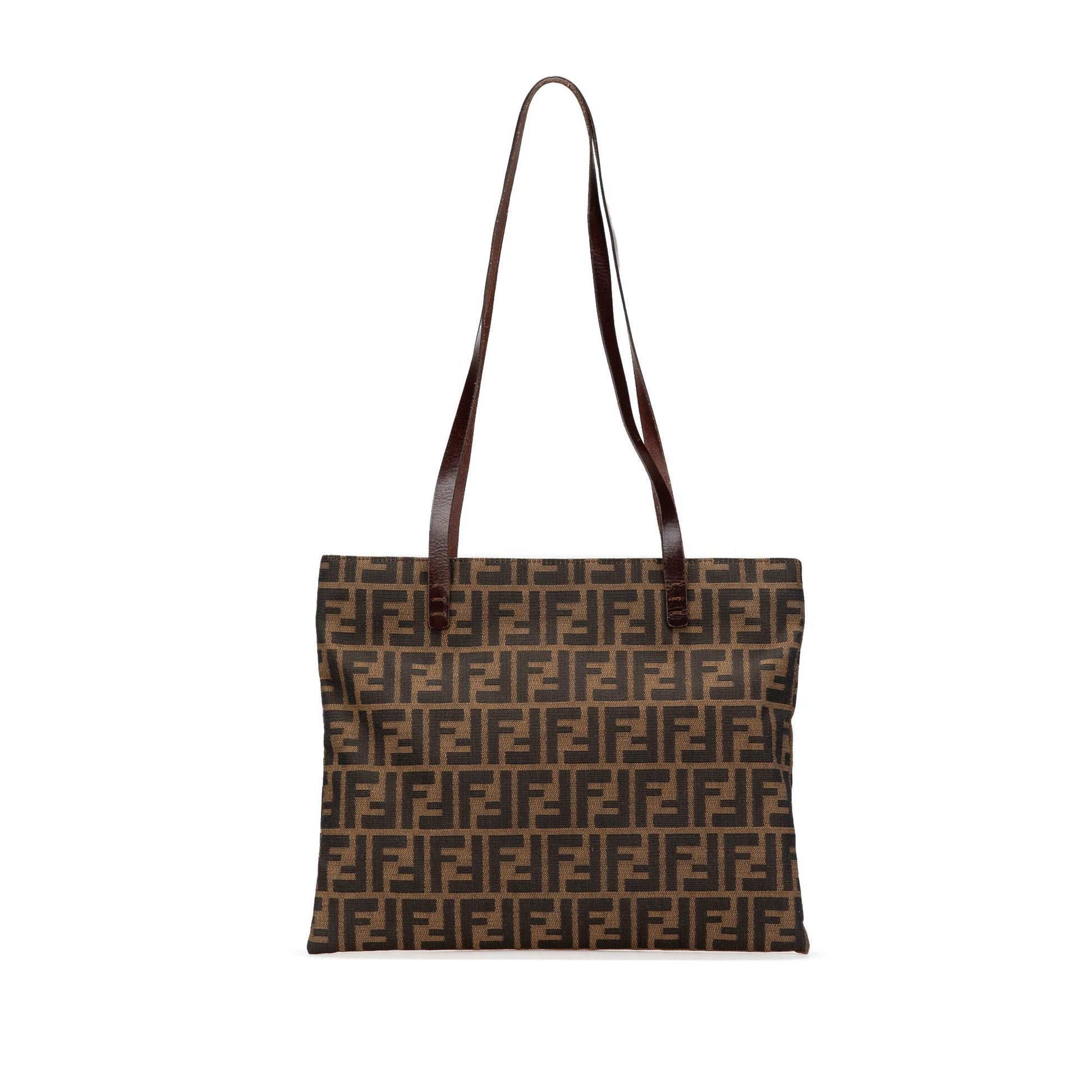 Fendi Zucca Tote Canvas Tote Bag Canvas Tote 1