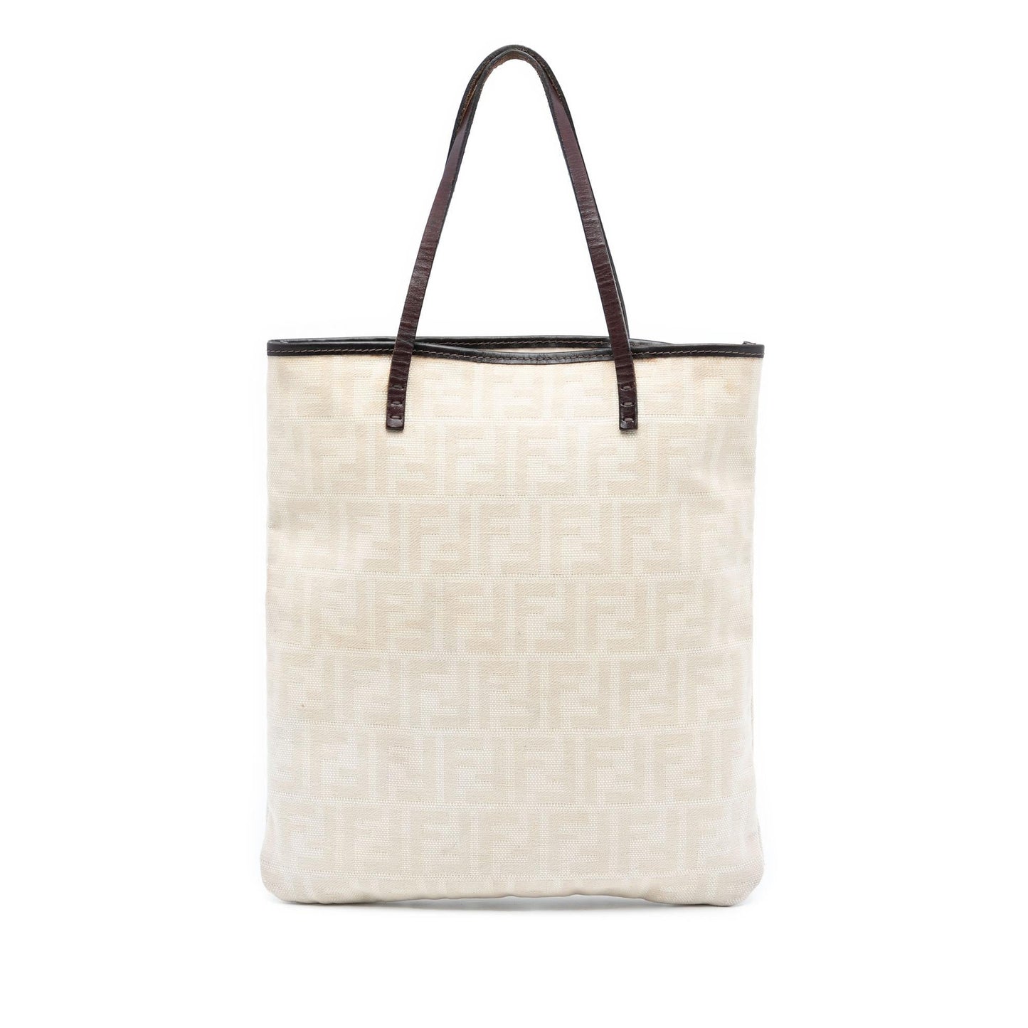 Fendi Zucca Tote Canvas Tote Bag