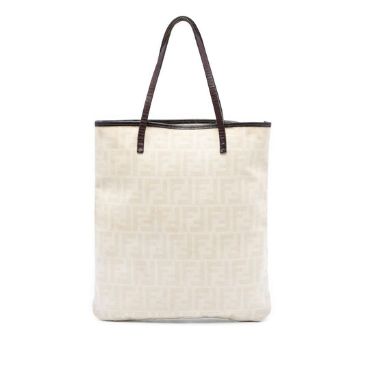 Fendi Zucca Tote Canvas Tote Bag