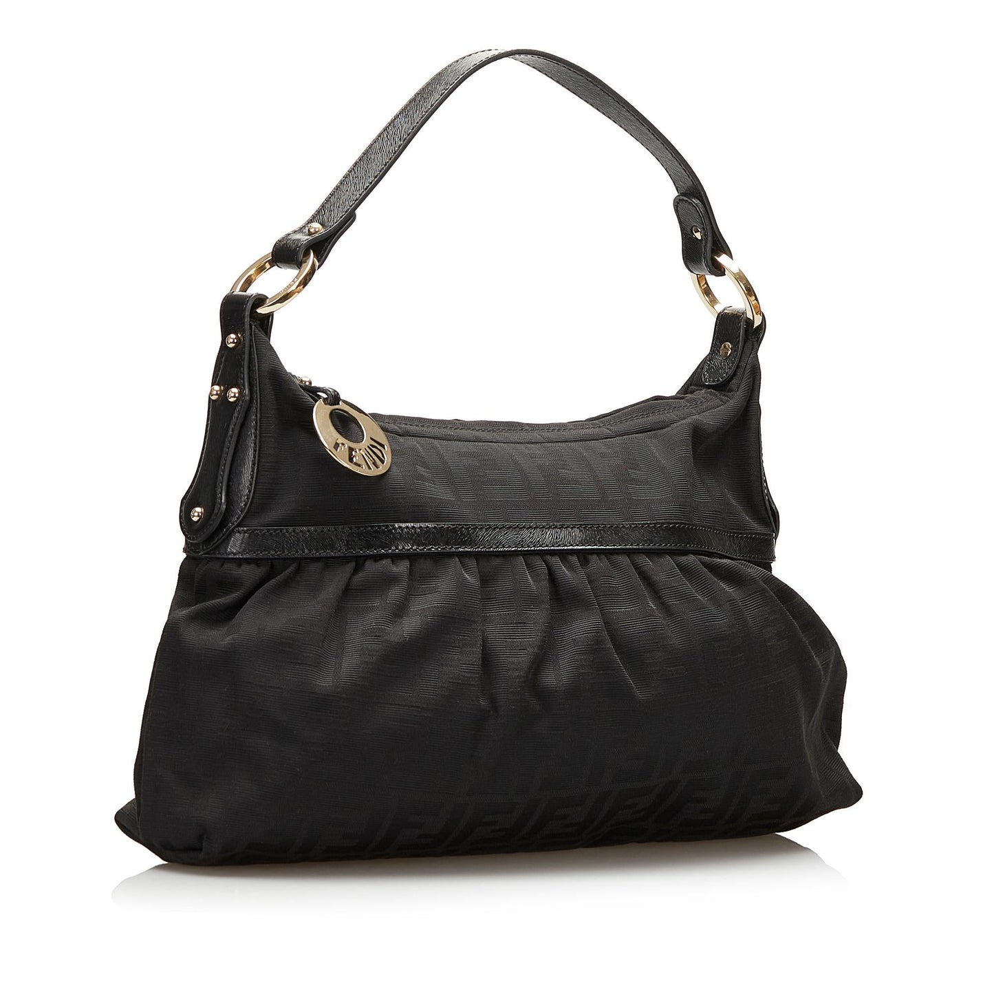 Fendi Zucca Chef Shoulder Bag Shg Canvas