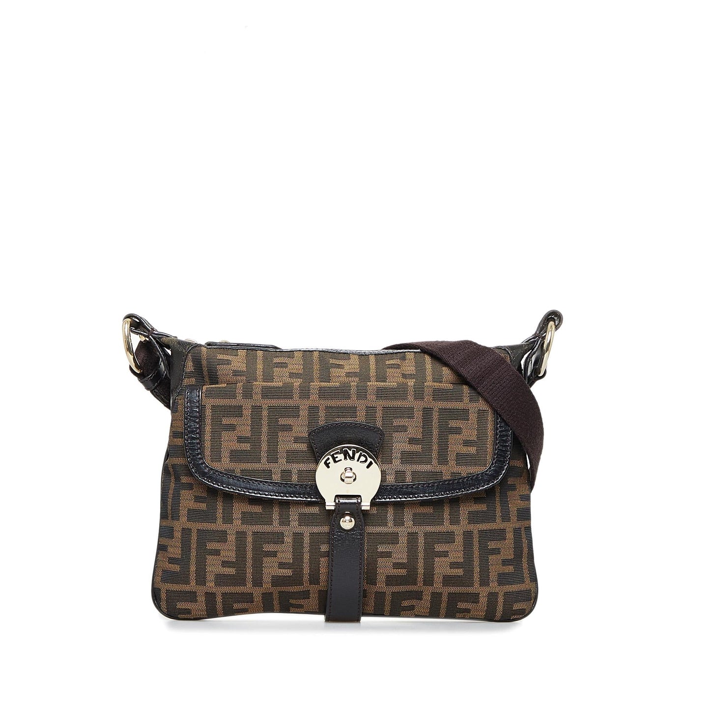 Fendi Zucca Chef Crossbody Bag Shg Keaztl Zip