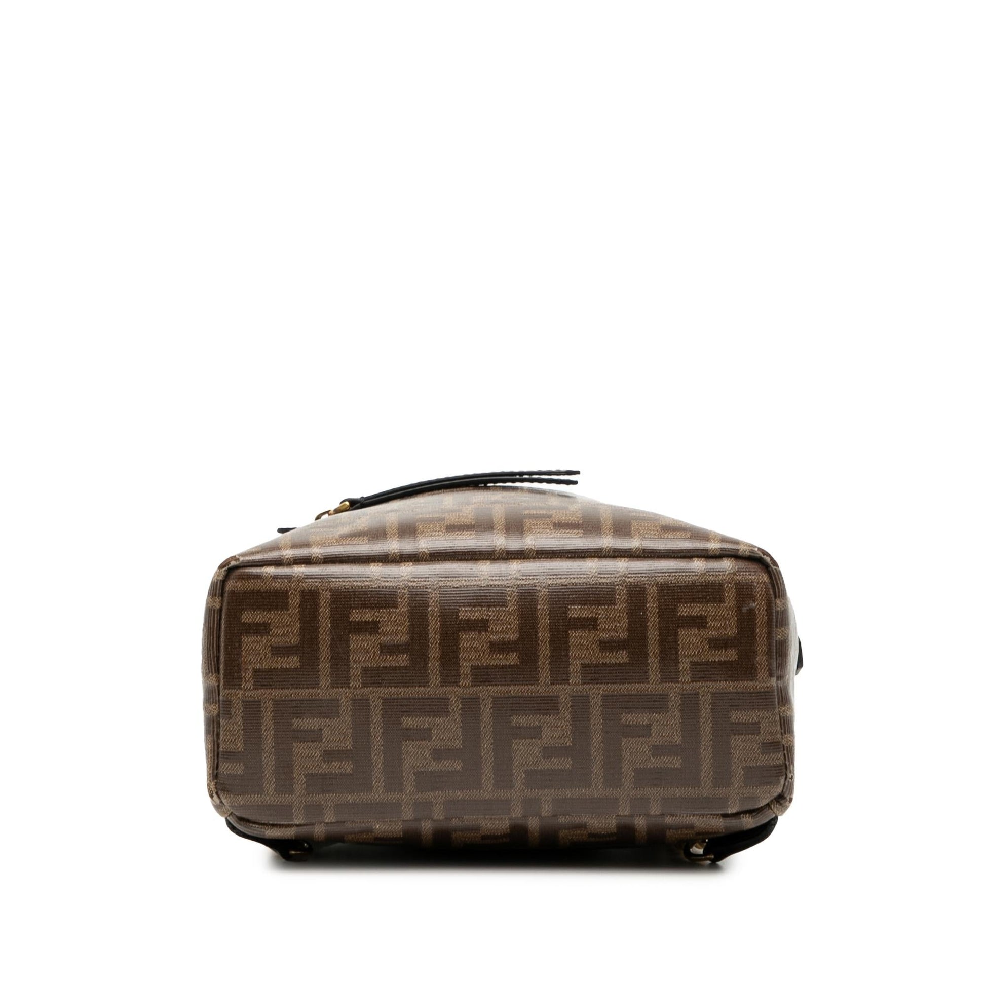 Fendi Zucca Coated Ff Backpack Canvas
