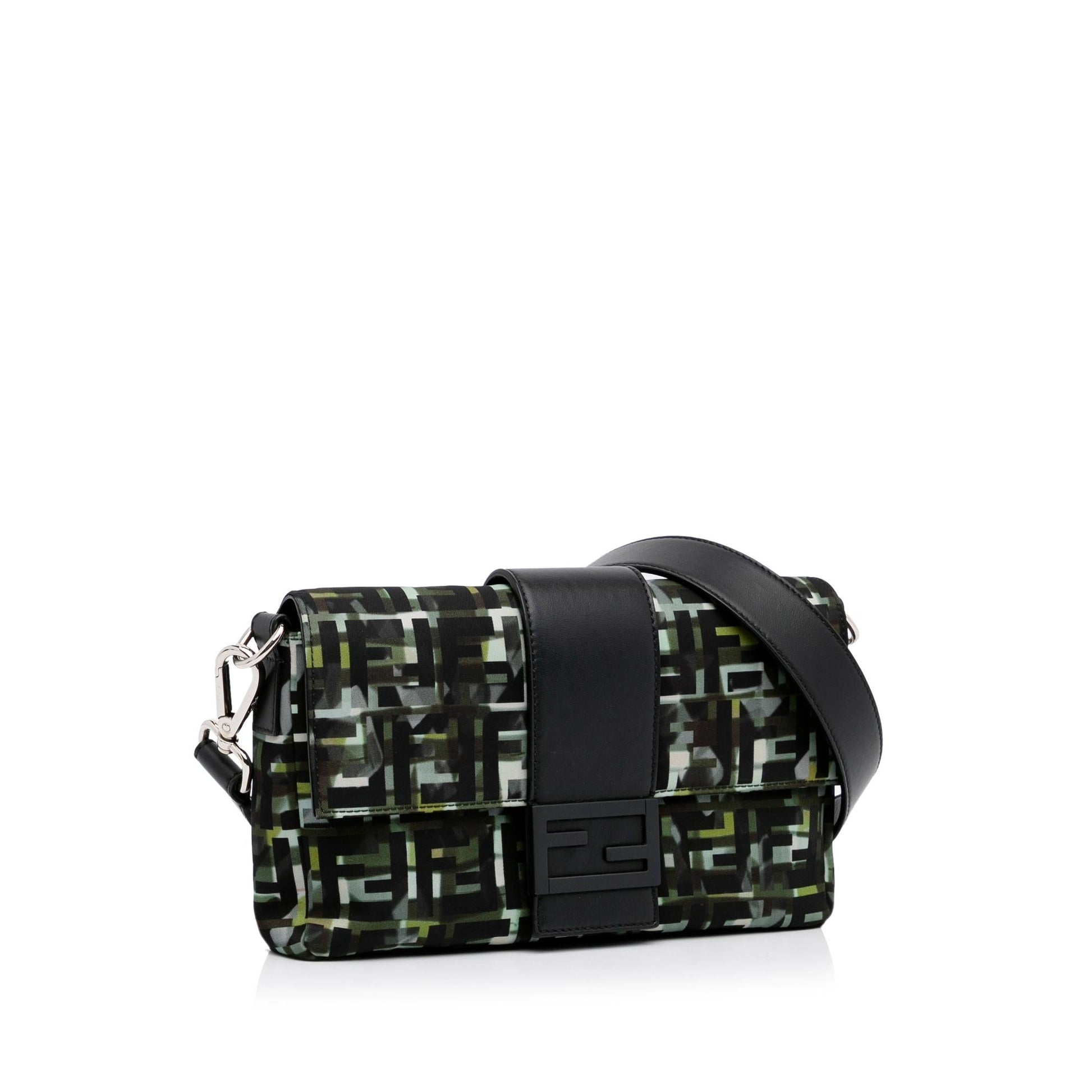 Fendi Zucca Convertible Baguette Shg Hu0Qbv Handbag Shoulder Bag