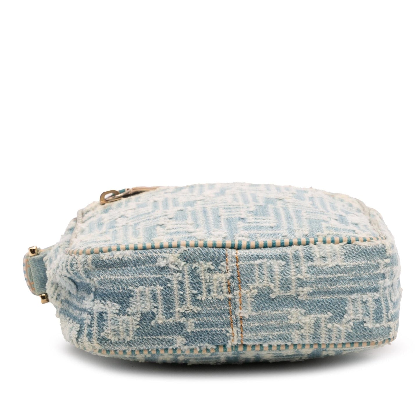 Fendi Zucca Crossbody Denim Crossbody Bag