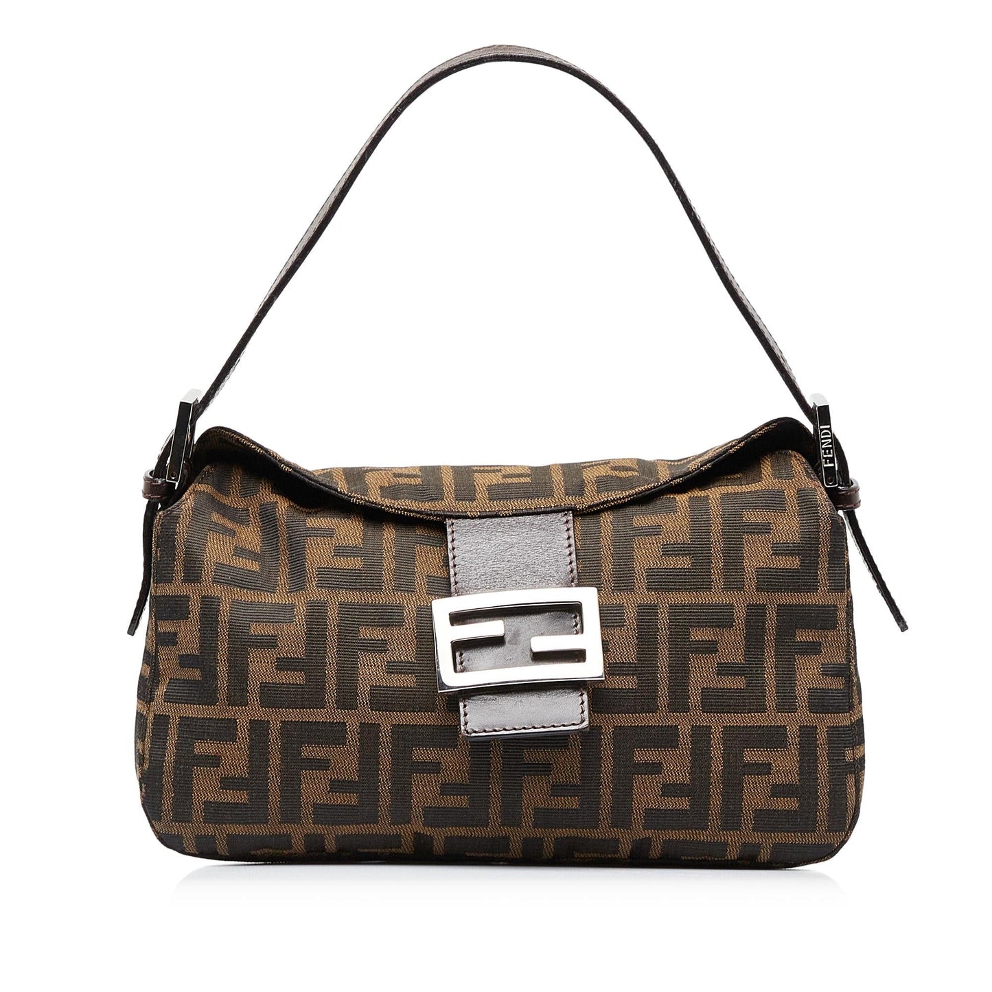 Fendi Zucca Double Baguette Shg 8Sun0W Handbag Flap Shoulder Bag