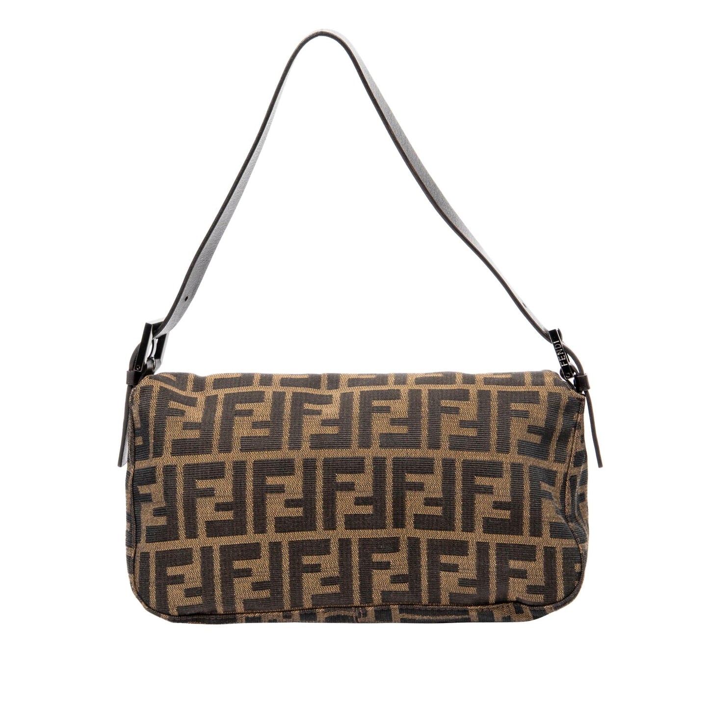 Fendi Zucca Double Baguette Shg C4Khsh Handbag Flap Shoulder Bag
