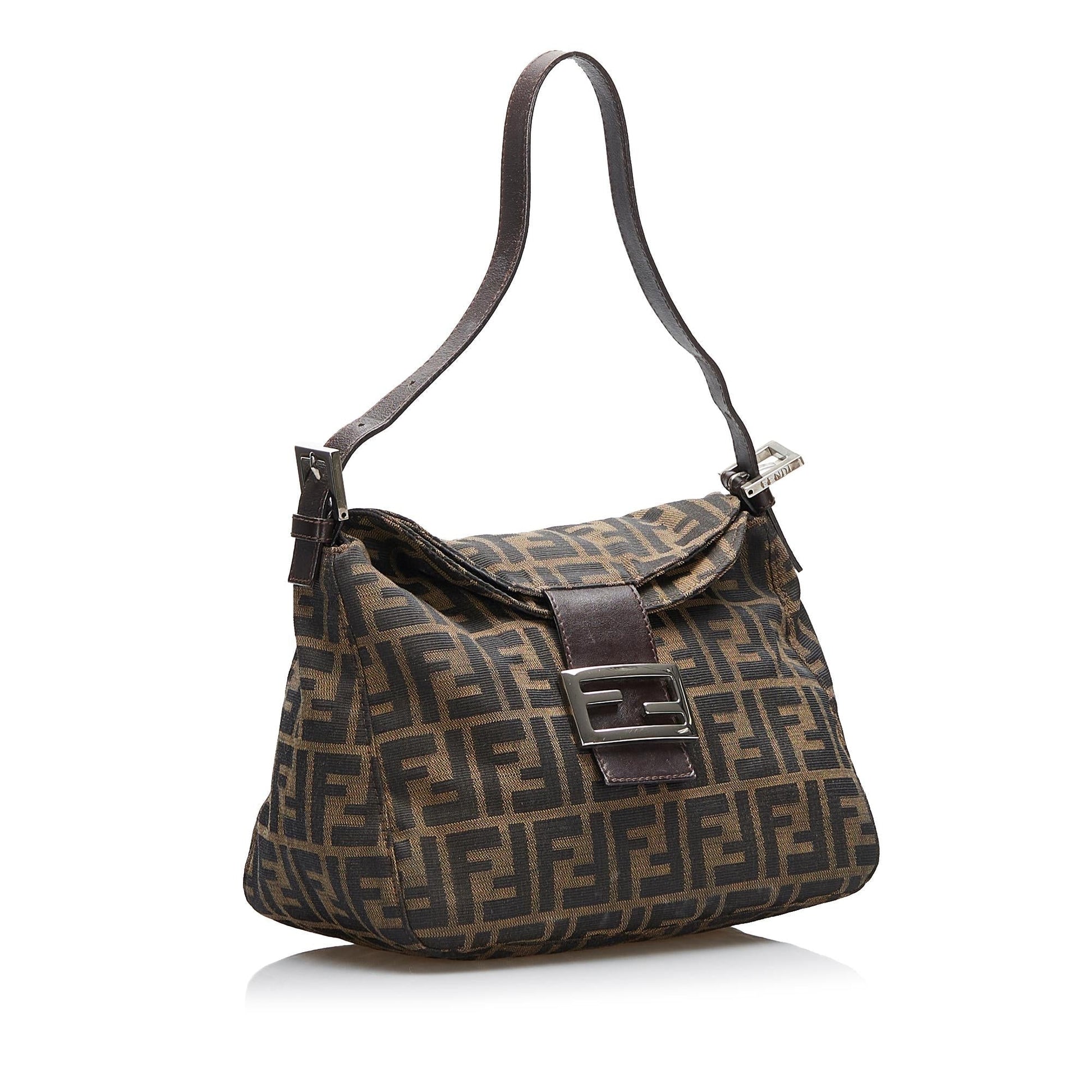 Fendi Zucca Double Shoulder Bag Shg Ydwd2J Flap