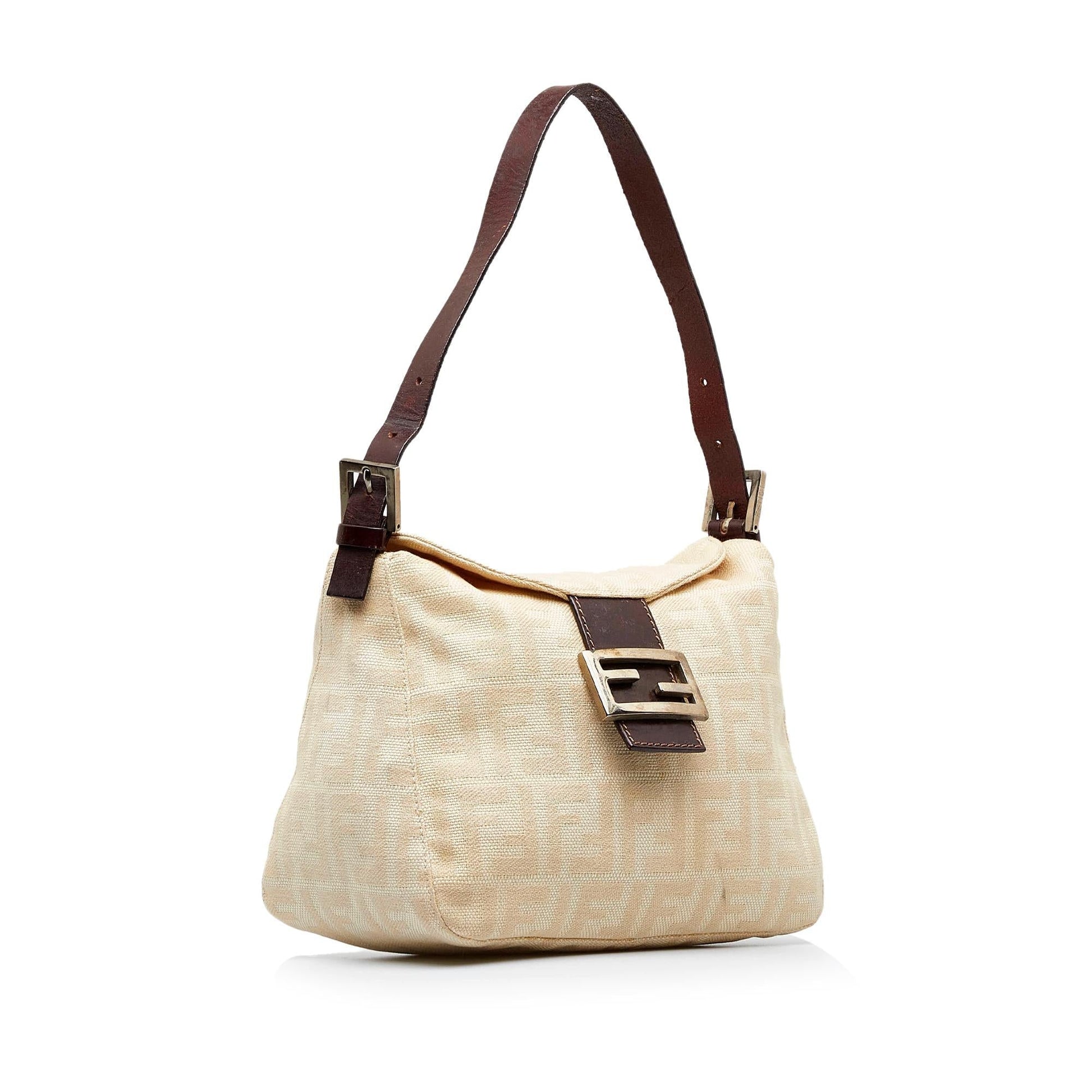 Fendi Zucca Double Shoulder Bag Shg 1Wm87H Flap