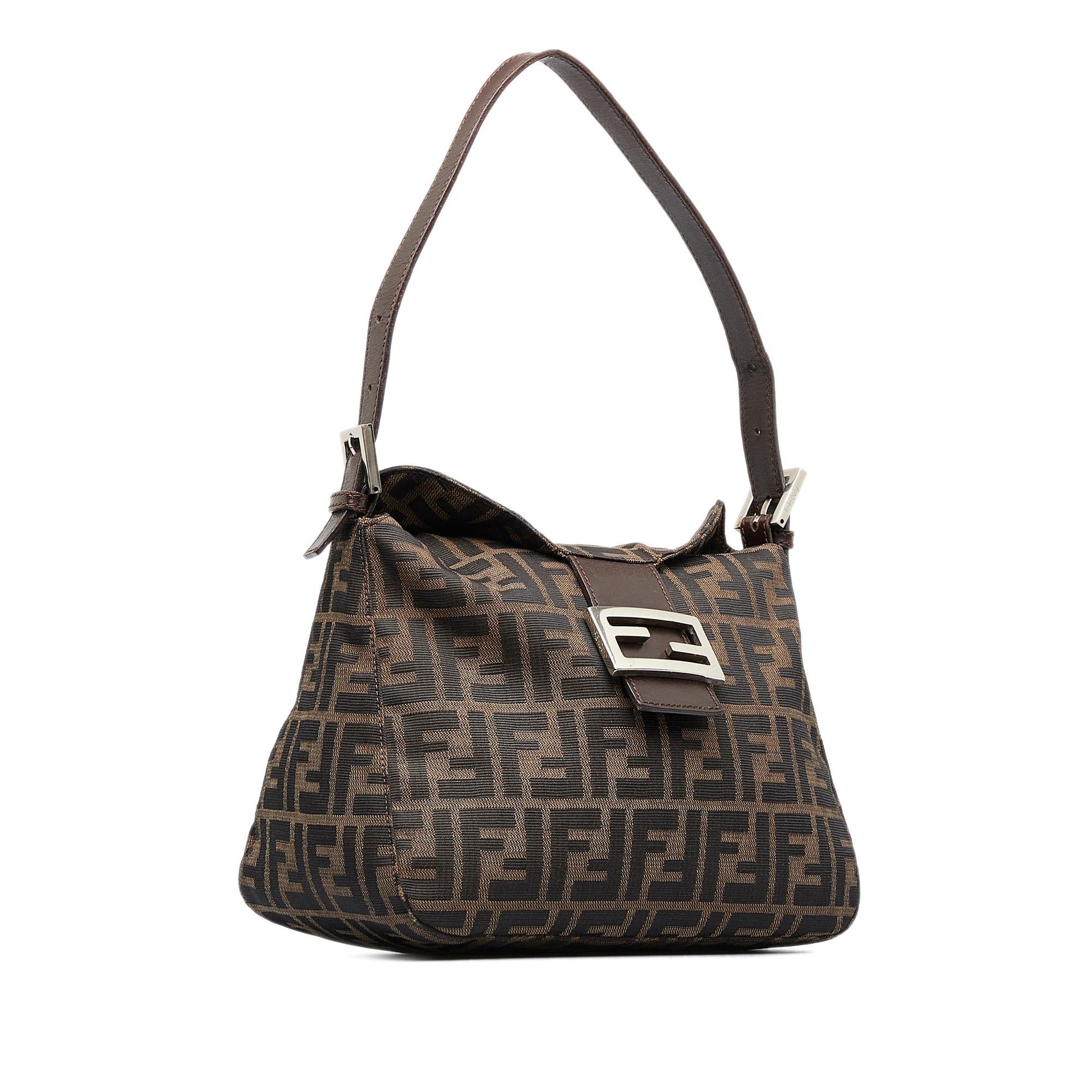 Fendi Zucca Double Shoulder Bag Shg Mqyt1Z Flap