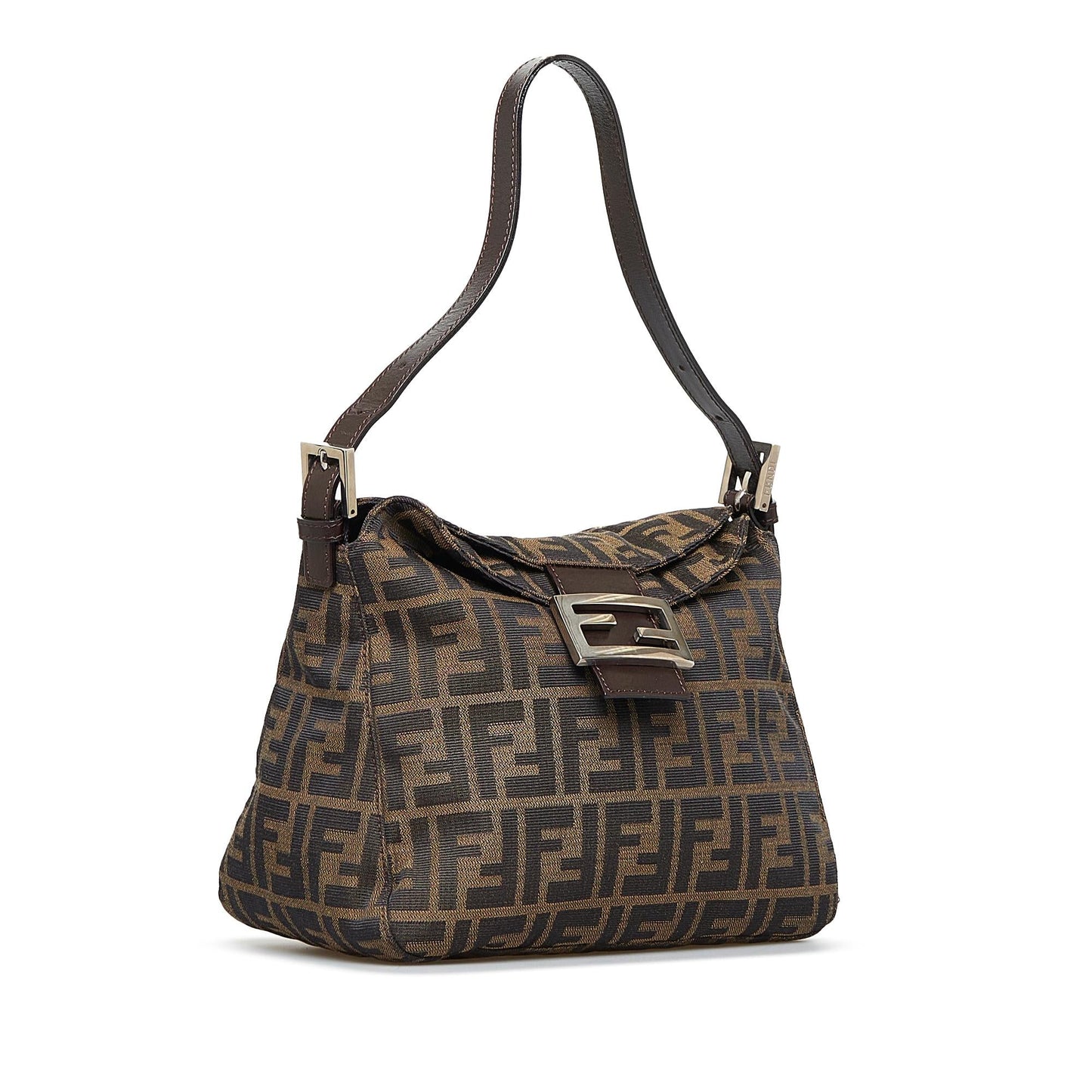 Fendi Zucca Double Shoulder Bag Shg 5Hhvf2 Flap