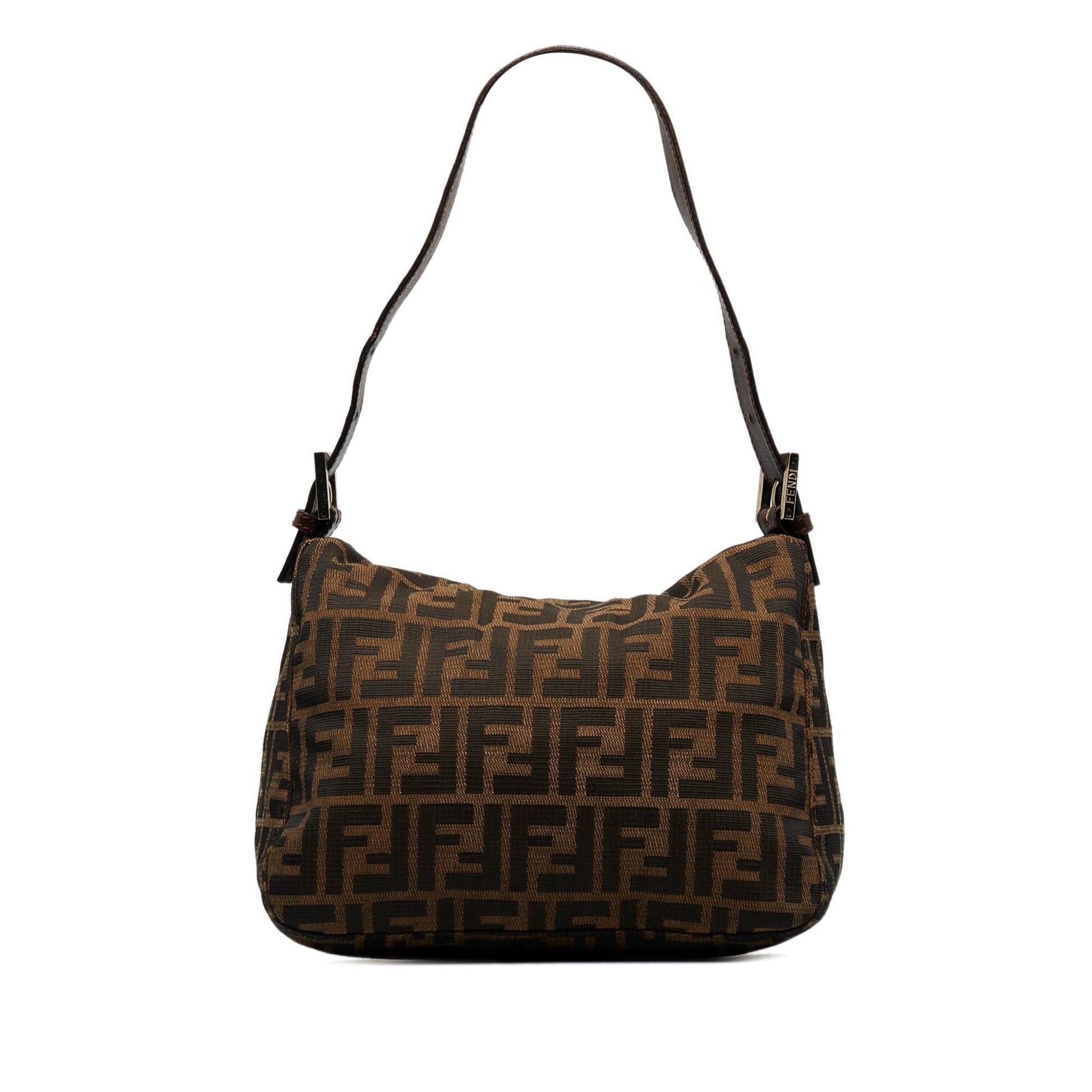 Fendi Zucca Double Shoulder Bag Shg Osvq5T Flap