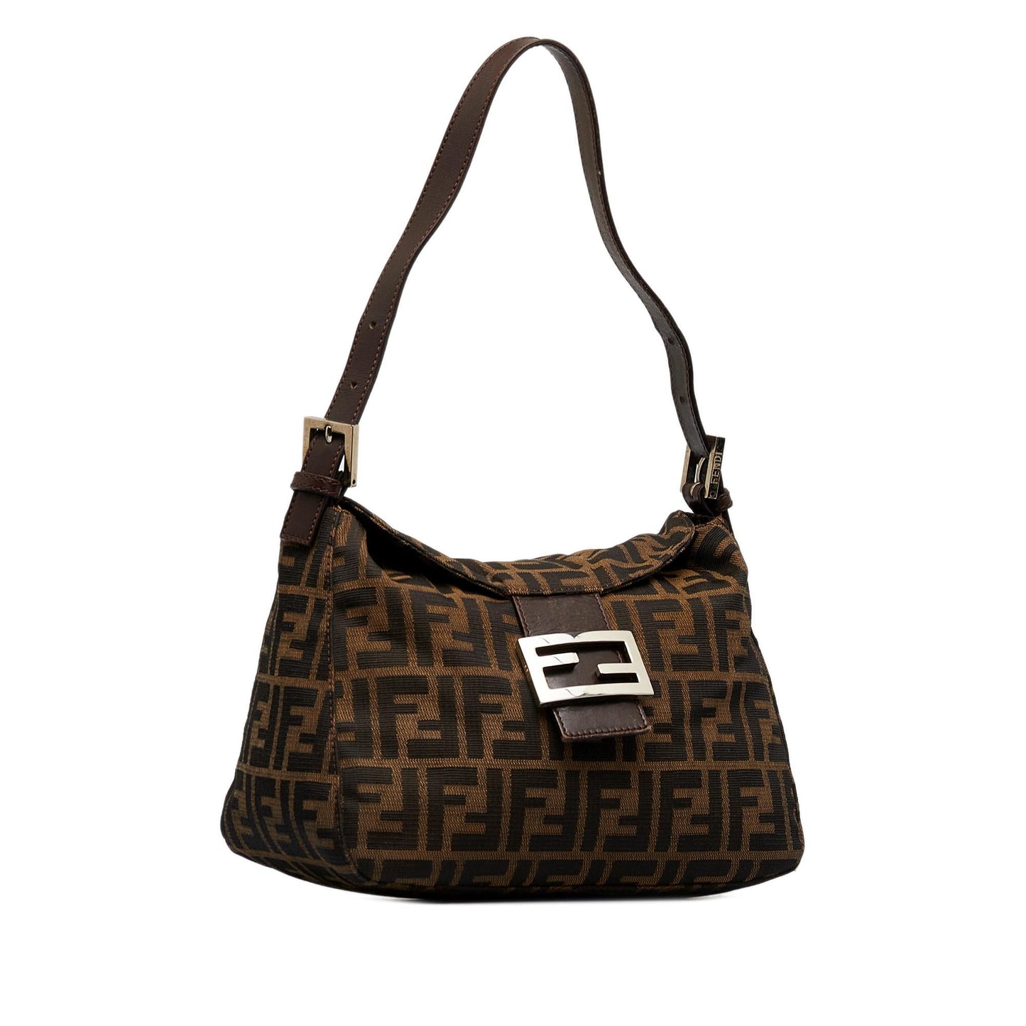 Fendi Zucca Double Shoulder Bag Shg Osvq5T Flap