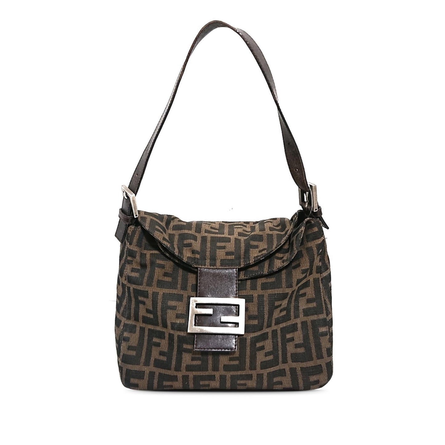 Fendi Zucca Double Shoulder Bag Shg T9Jlyo Flap
