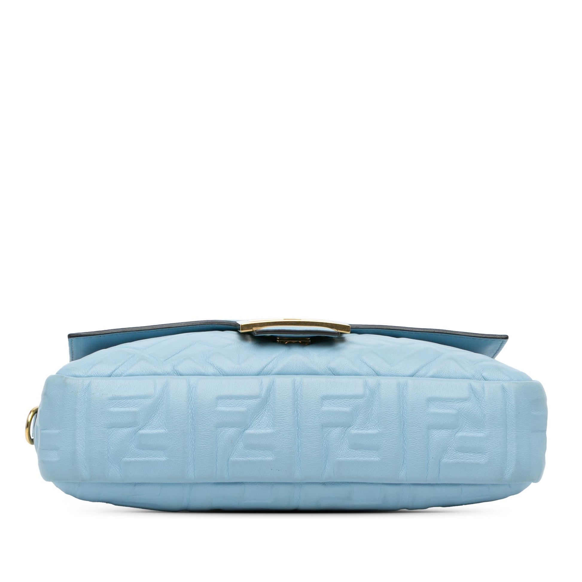 Fendi Zucca Baguette Satchel Leather Embossed Satchel Bag Satchel Shg 6Suwi9
