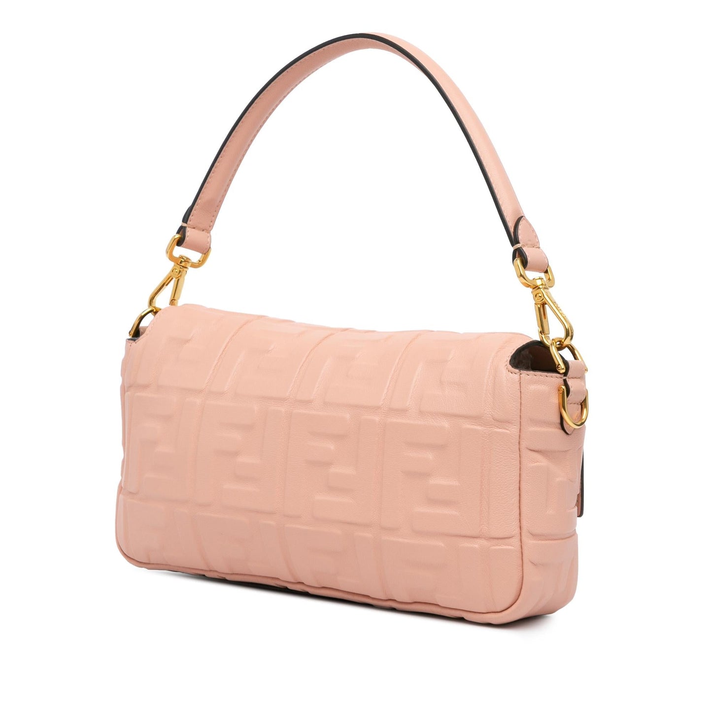 Fendi Zucca Baguette Satchel Leather Embossed Satchel Bag Satchel Shg 1Pbe