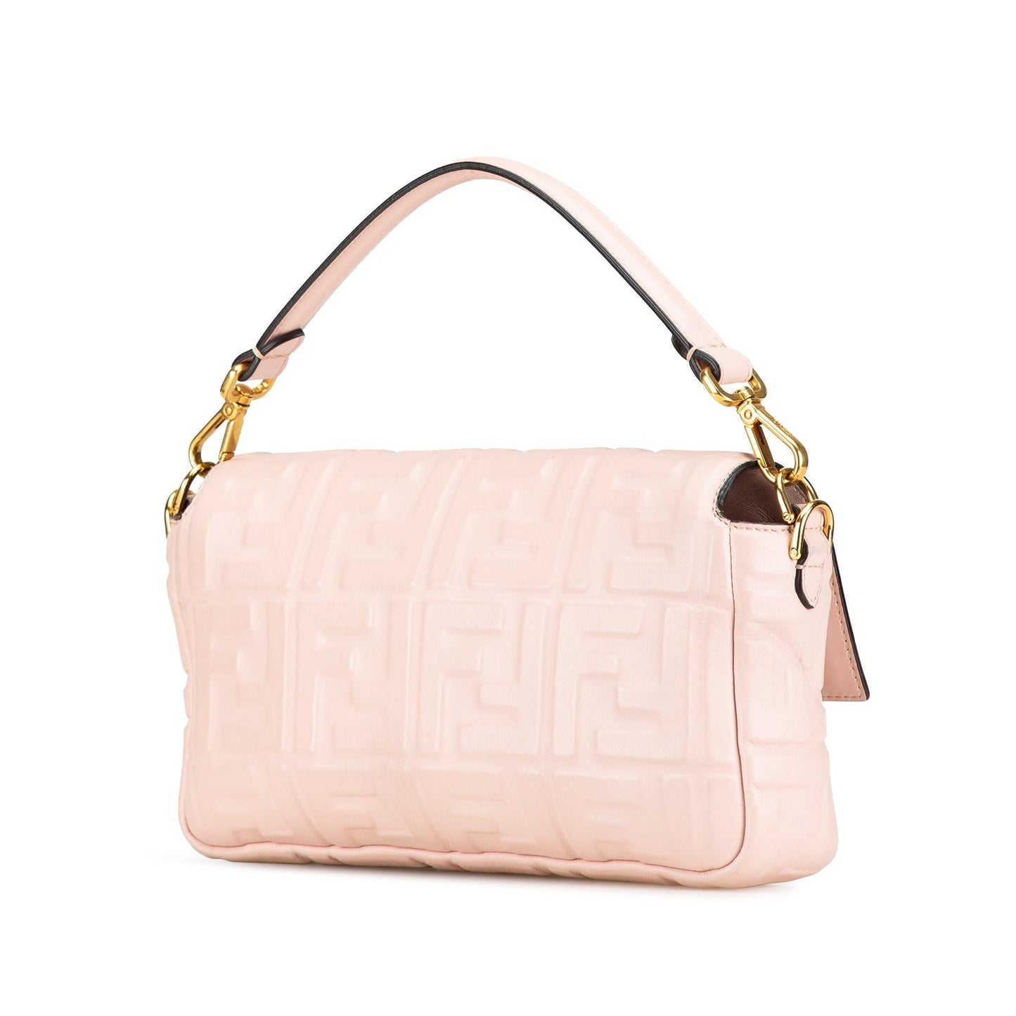 Fendi Zucca Baguette Satchel Leather Embossed Satchel Bag Baguette Satchel 1