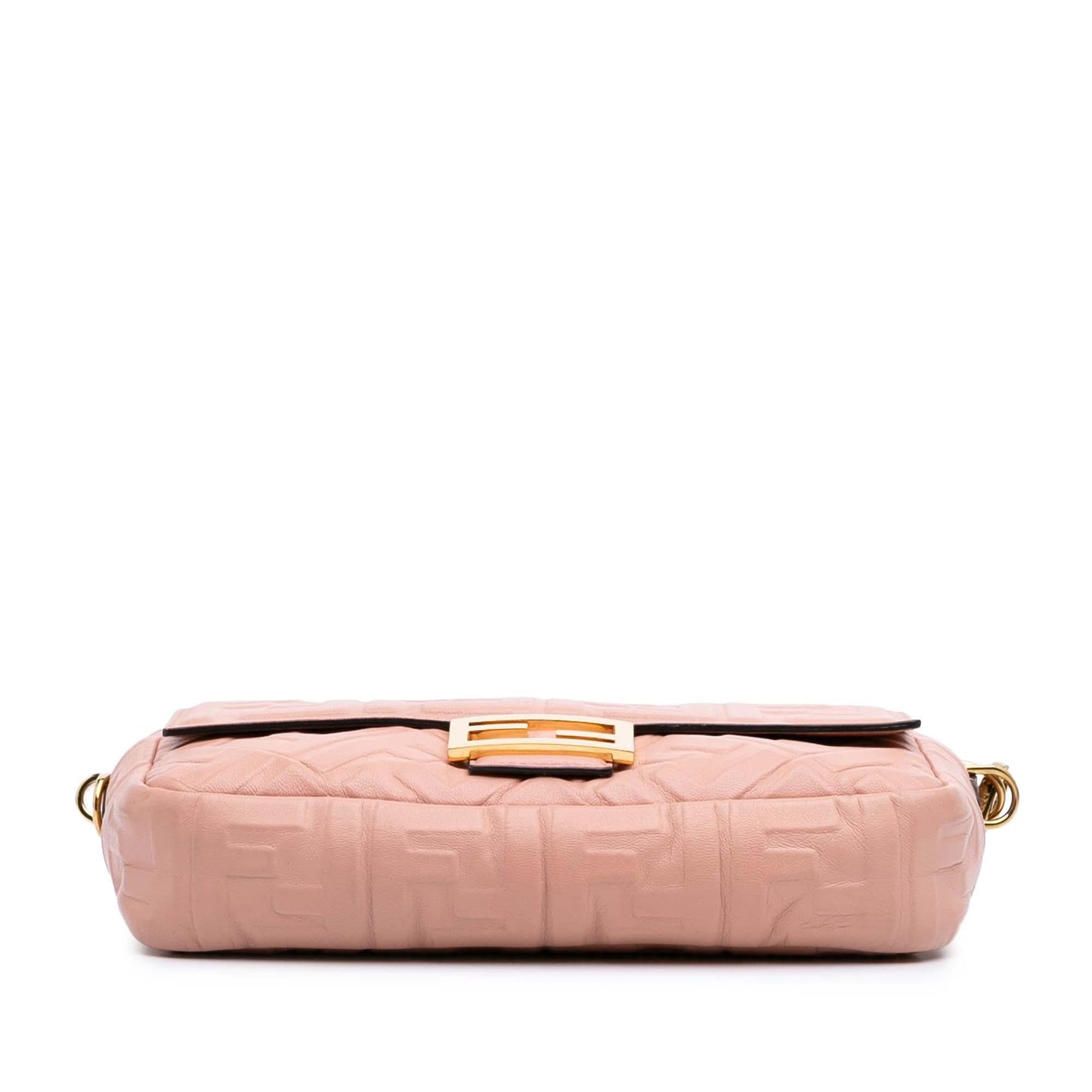 Fendi Zucca Baguette Satchel Leather Embossed Satchel Bag Baguette Satchel 4