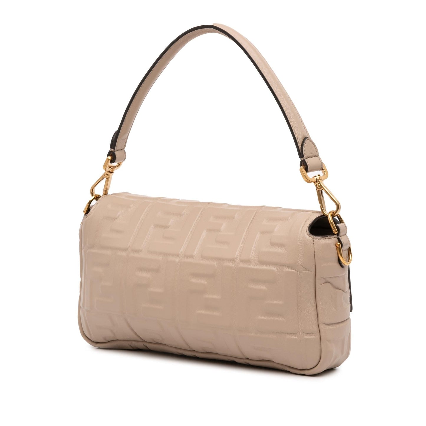 Fendi Zucca Baguette Satchel Leather Embossed Satchel Bag Baguette Satchel 15