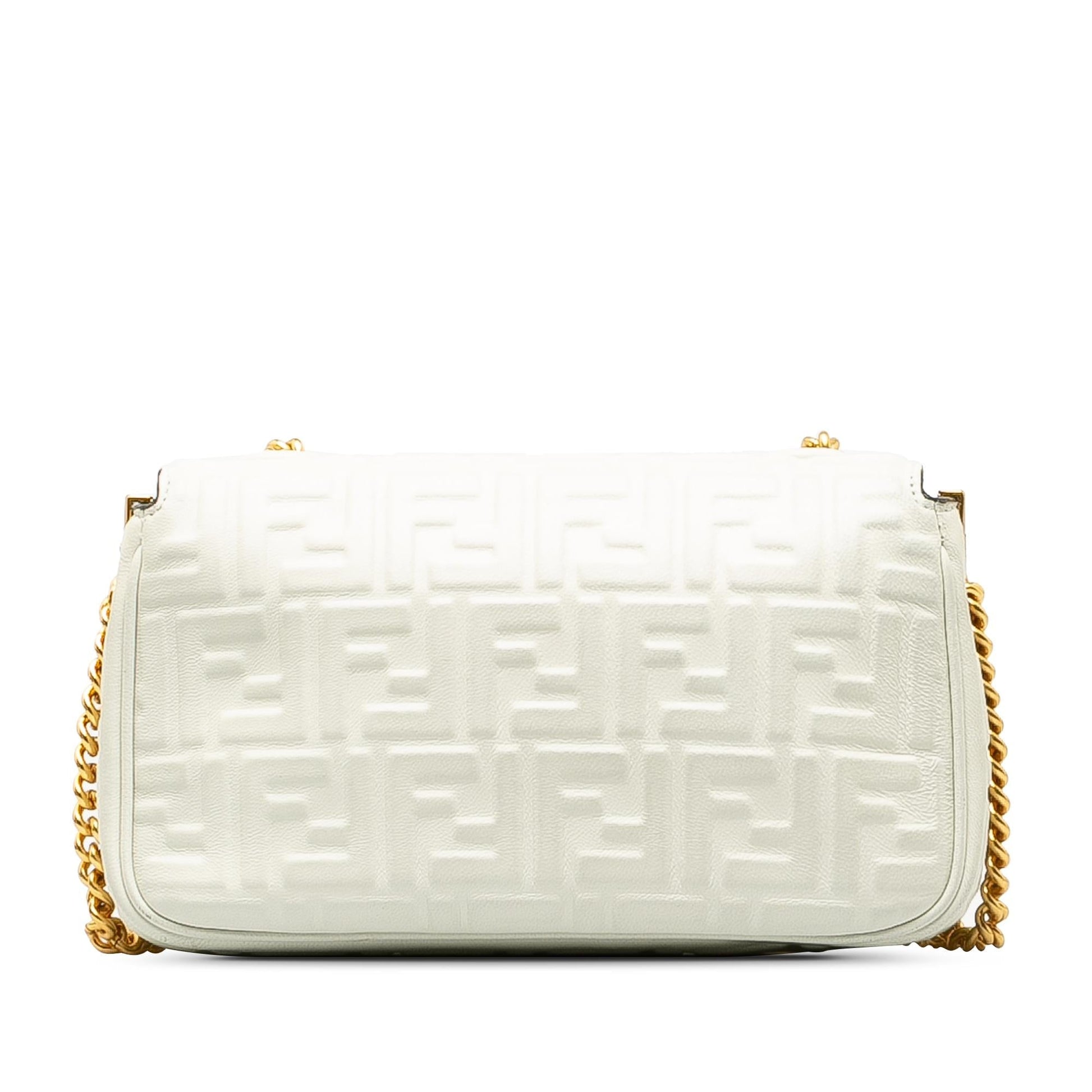 Fendi Zucca Midi Baguette Shg P7Ykr5 Shoulder Bag Embossed
