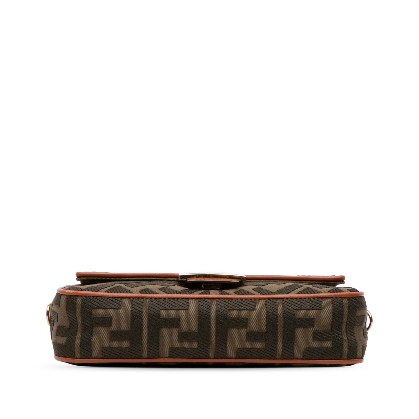 Fendi Zucca Baguette Satchel Canvas Embroidered Satchel Bag Baguette Satchel 4