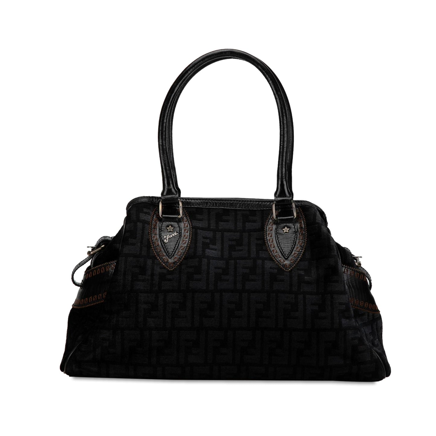 Fendi Zucca Etniko Handbag Shg Uh4Z1Z Canvas Satchel Bag