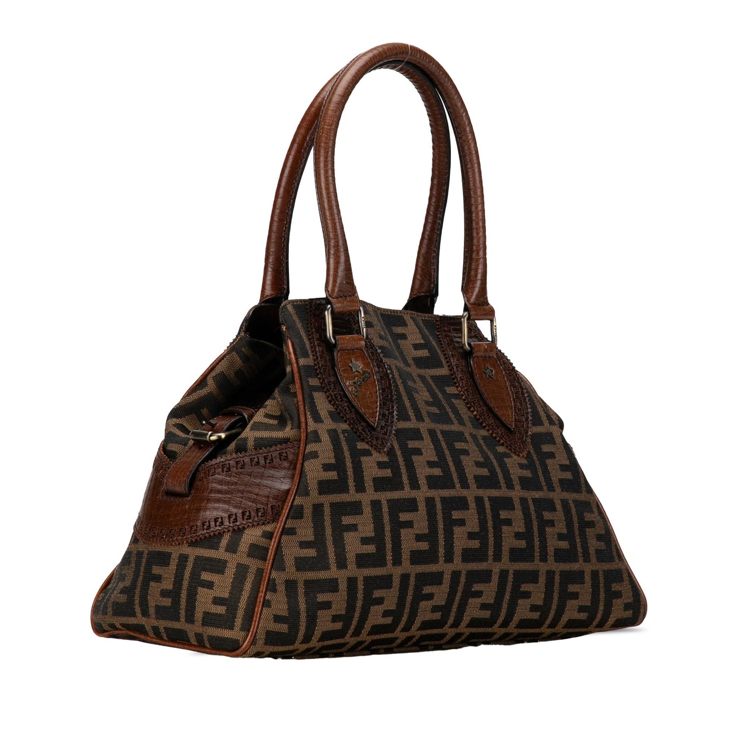 Fendi Zucca Etniko Shg Playkl Satchel Bag