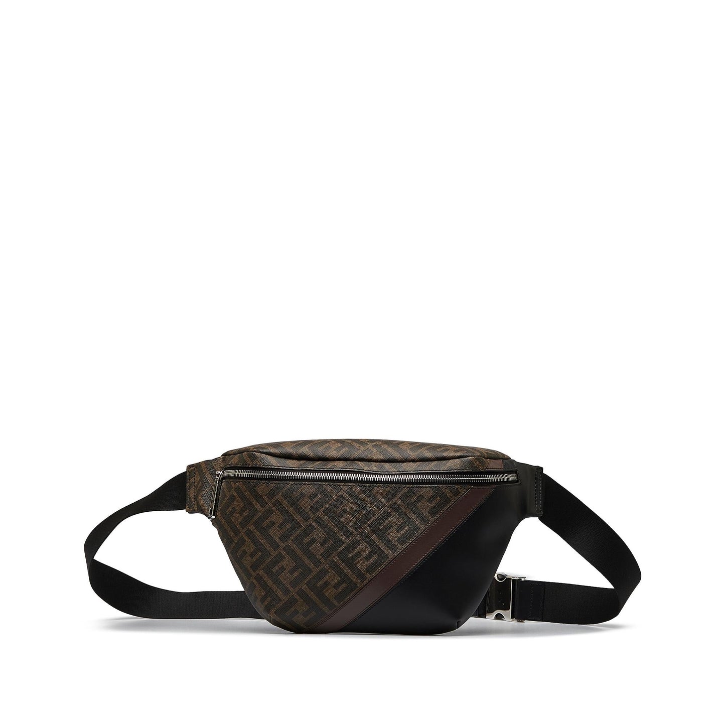 Fendi Zucca Ff Diagonal Belt Bag Shg Hxhaor