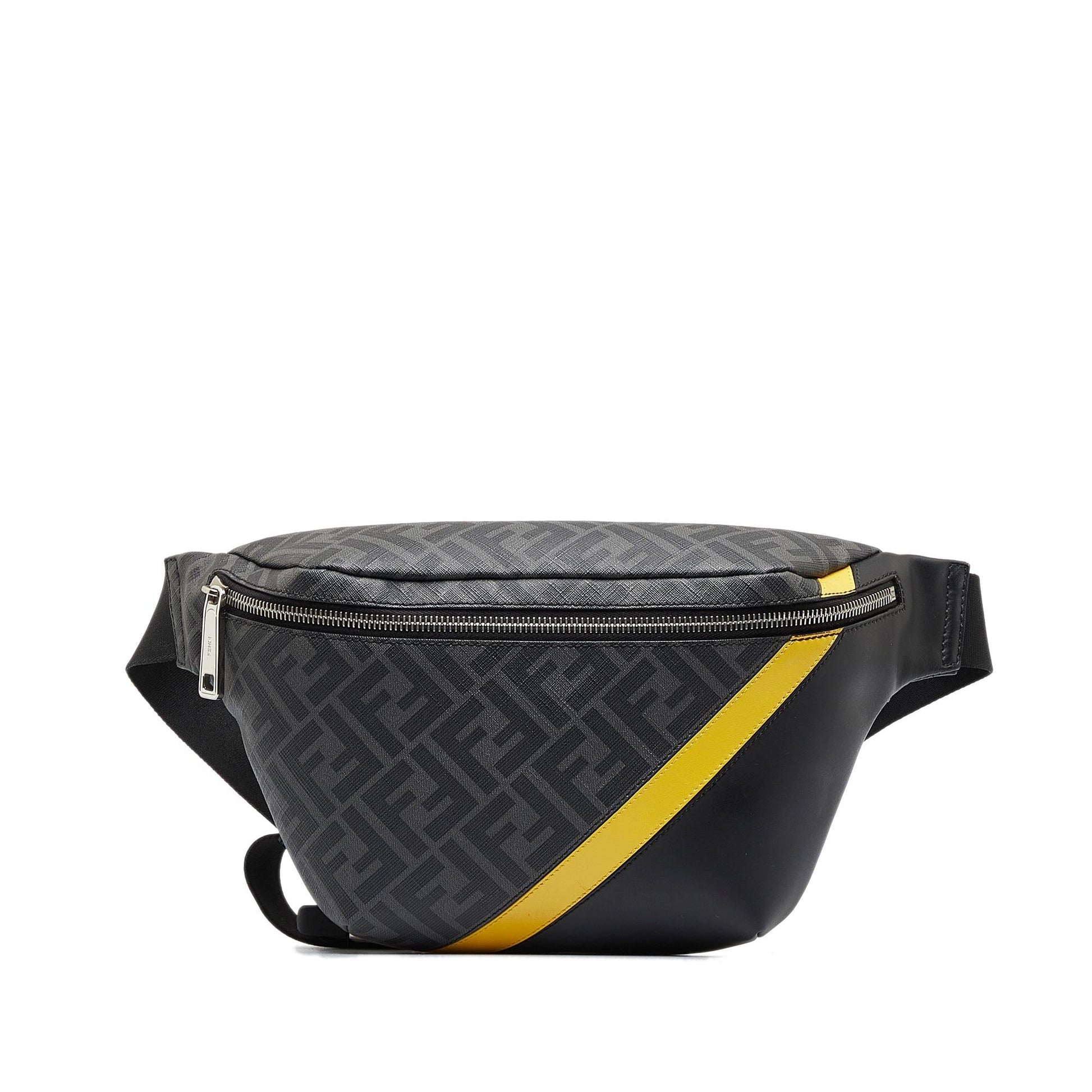 Fendi Zucca Ff Diagonal Belt Bag Shg 864Pb9
