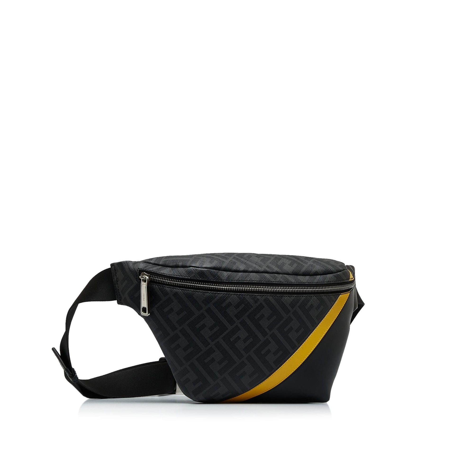 Fendi Zucca Ff Diagonal Belt Bag