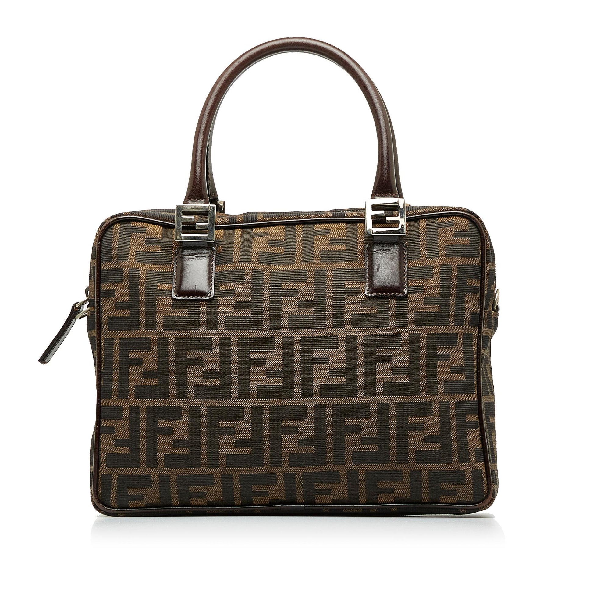 Fendi Zucca Handbag Shg Fzflvm Satchel Bag