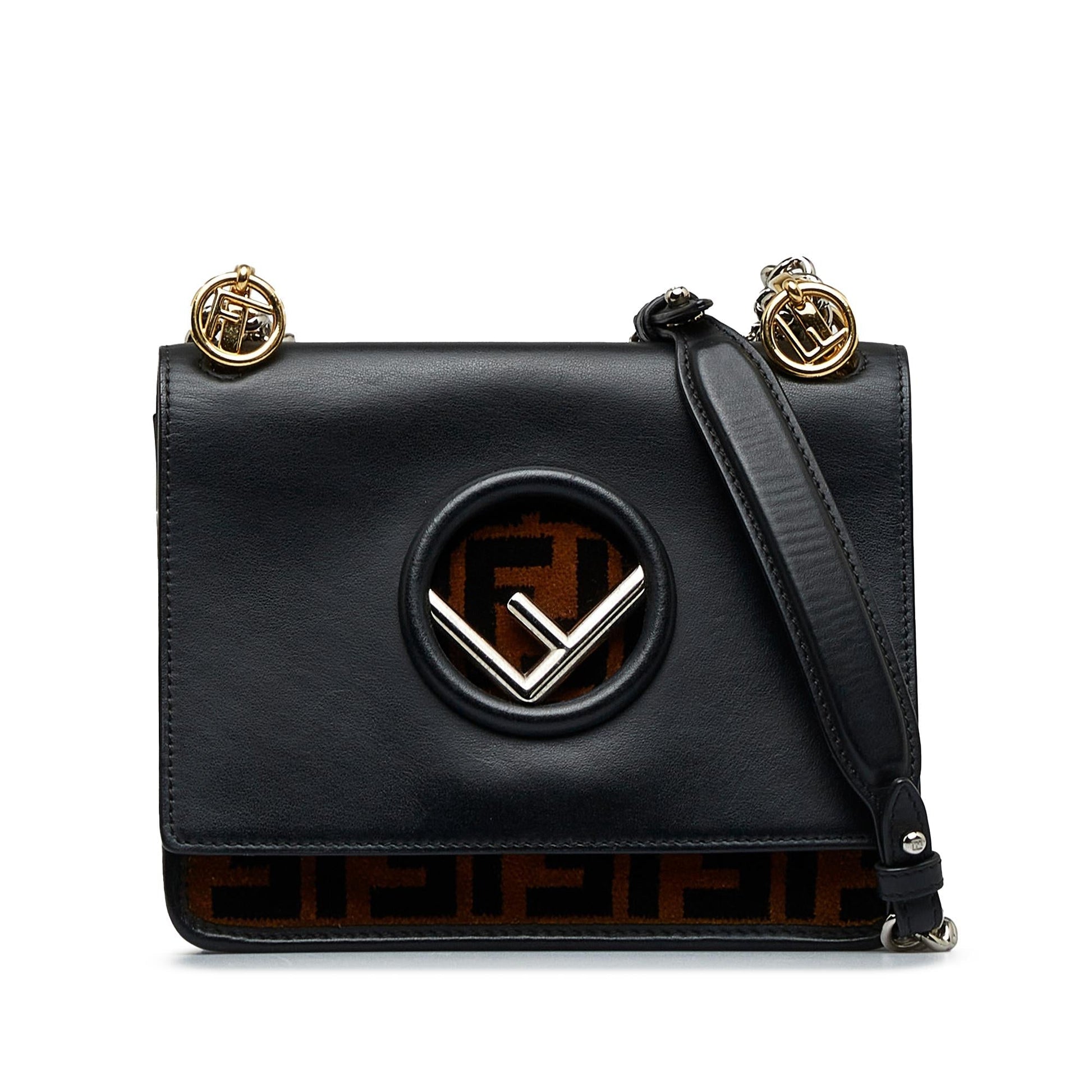 Fendi Zucca Kan Crossbody Bag Shg Q9B7Oh