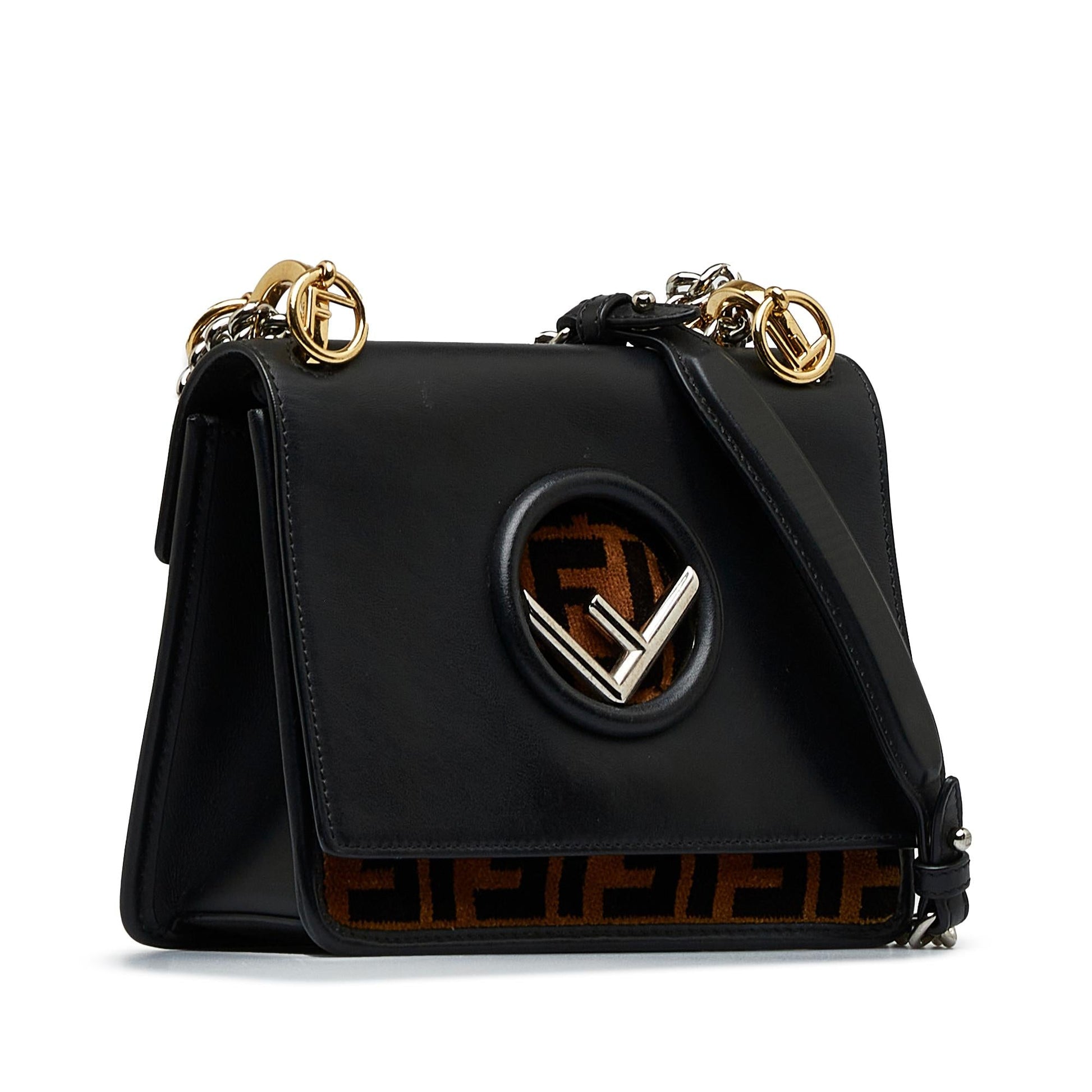 Fendi Zucca Kan Crossbody Bag Shg Q9B7Oh